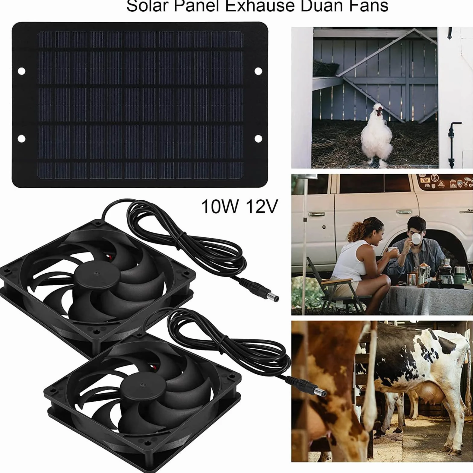 SPORTARC Ventilateur d'extraction de panneau étanche extérieur