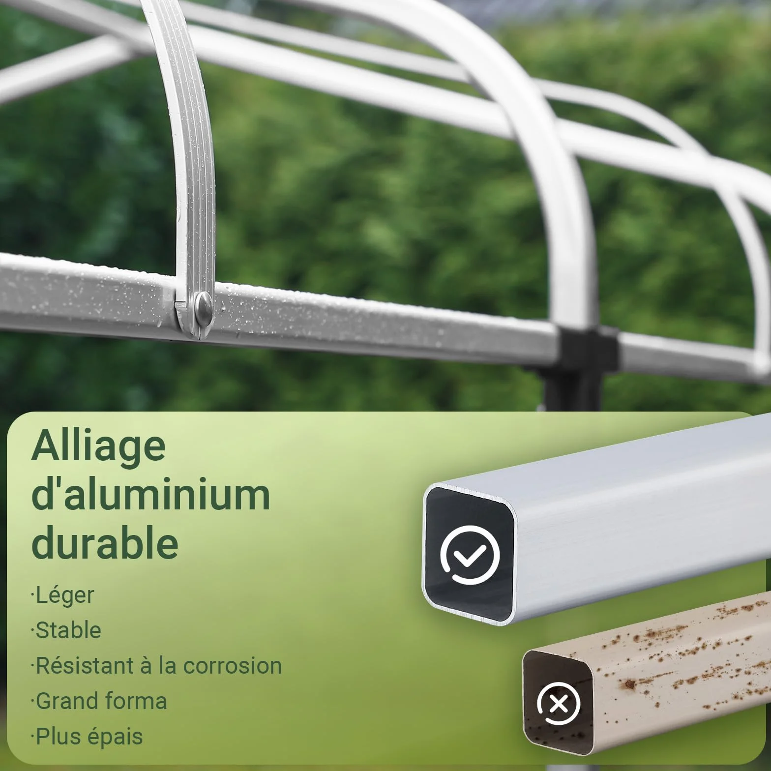 SoBuy Abri de Jardin Imperméable 120x176x163 cm Garage pour Vélo et Outils KLS11