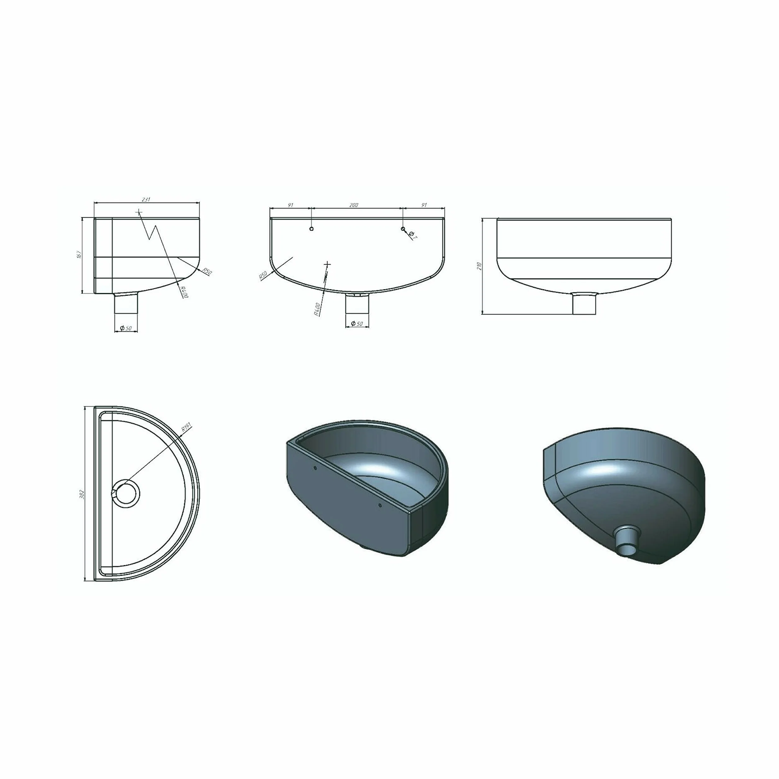 Varile Évier multifonction en plastique aspect granit/pierre avec filtre à cheveux pour jardin camping-car
