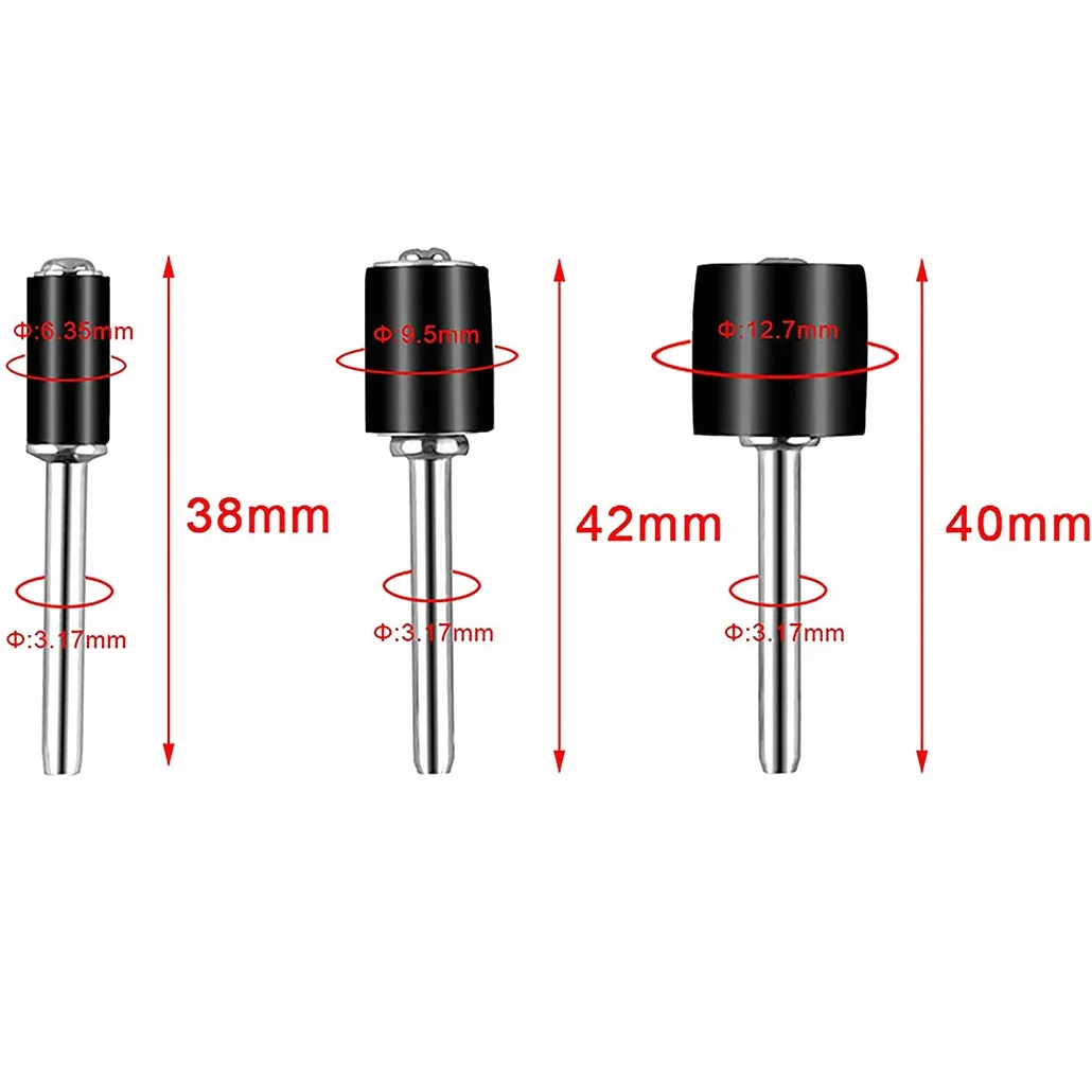 Manchons Abrasifs 150 Pièces, Tambour de Ponçage avec Bandes Grain 80/120, Mandrin pour Dremel