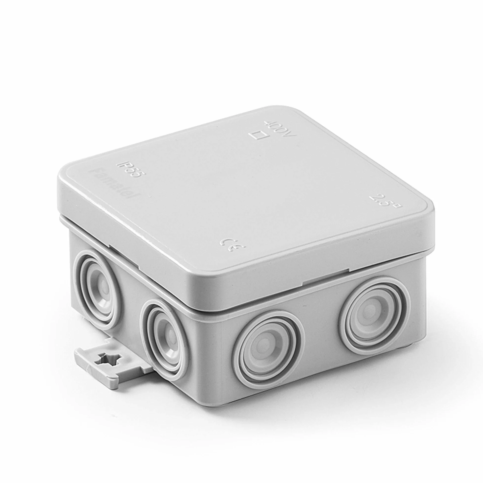 FAMATEL Boitier Étanche Minibox IP55 75x75x39 Gris