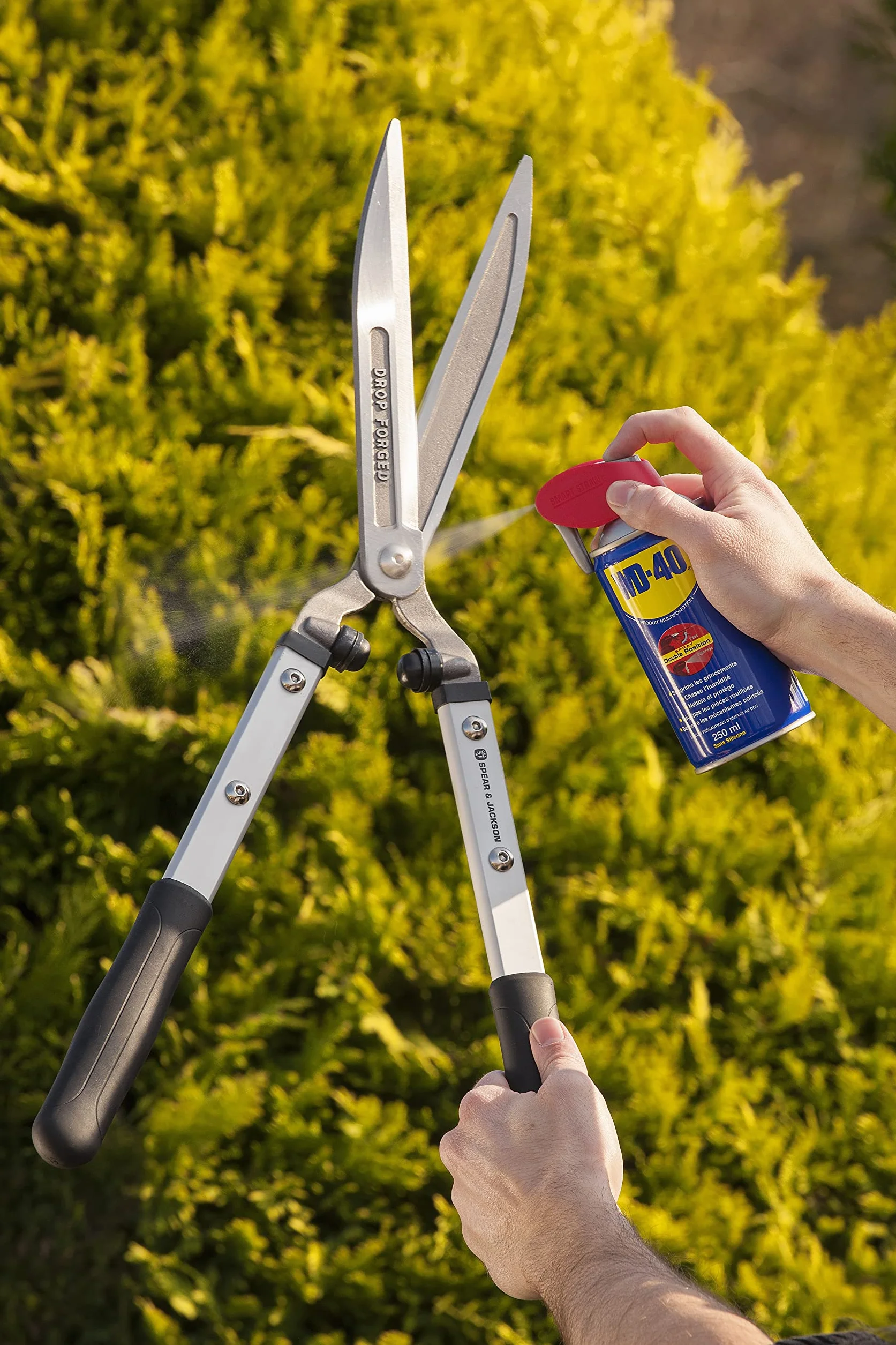 WD-40 Spray Multifonction Double Position 200 ML, sans silicone, non conducteur