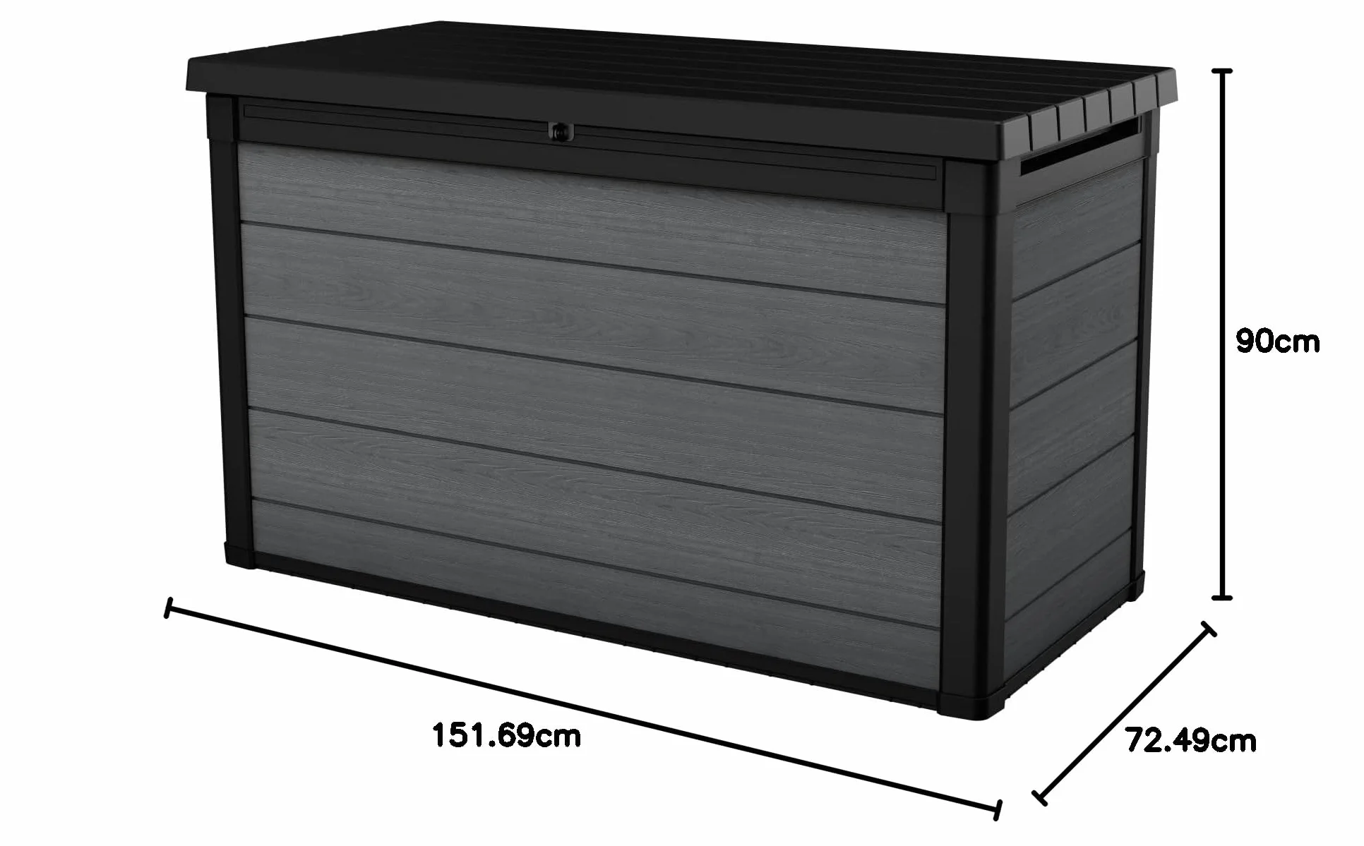 Keter Coffre de jardin Cortina gris 757 litres
