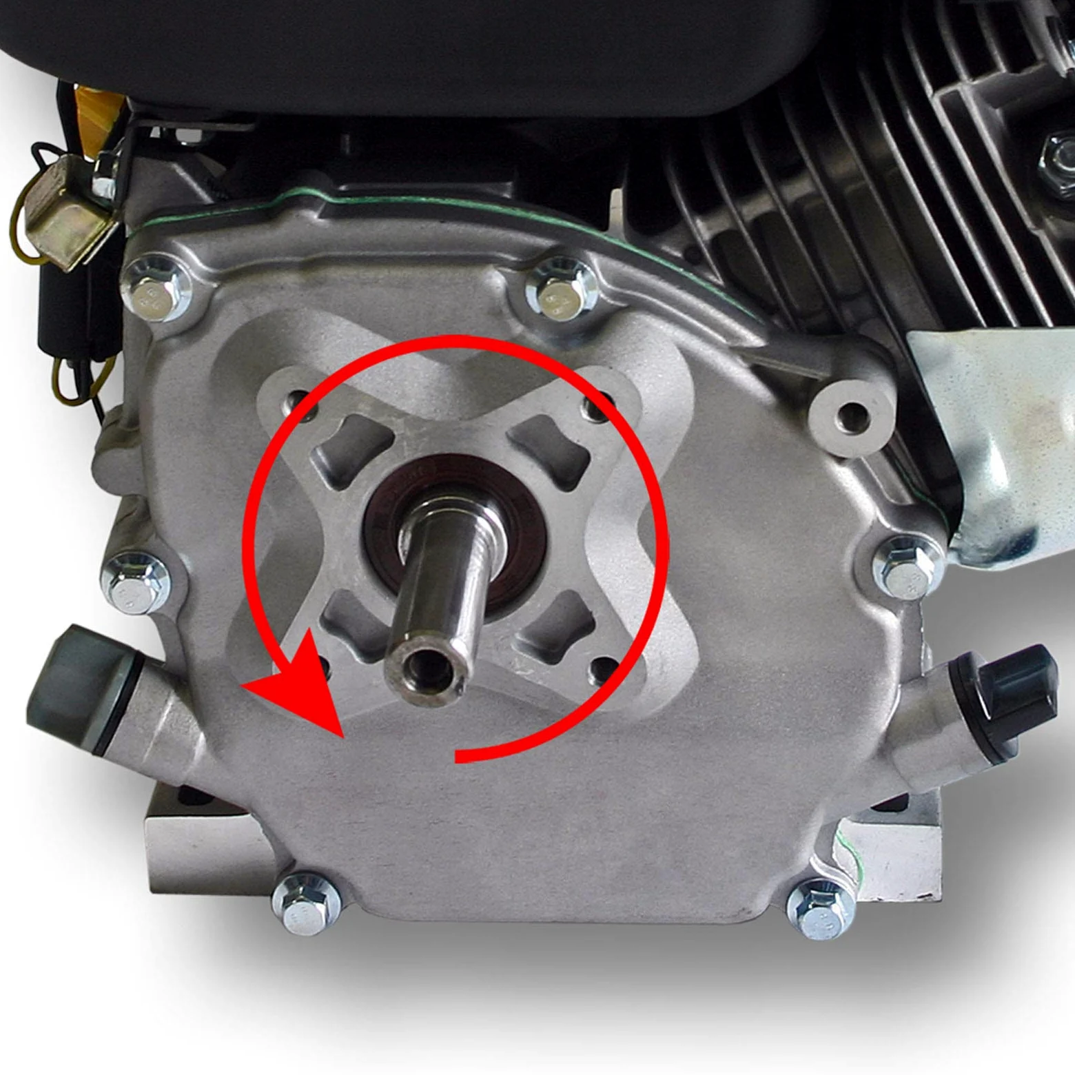 Wiltec LIFAN 168 F-2B Moteur essence – 380 x 360 x 260 mm – 4,8 kW (6,5 CV) – 196 ccm – 4 temps, Ø arbre 20 mm – capacité 3,6 L – OHV – Refroidi par air – Monocylindre Lanceur manuel – Kart Jardin