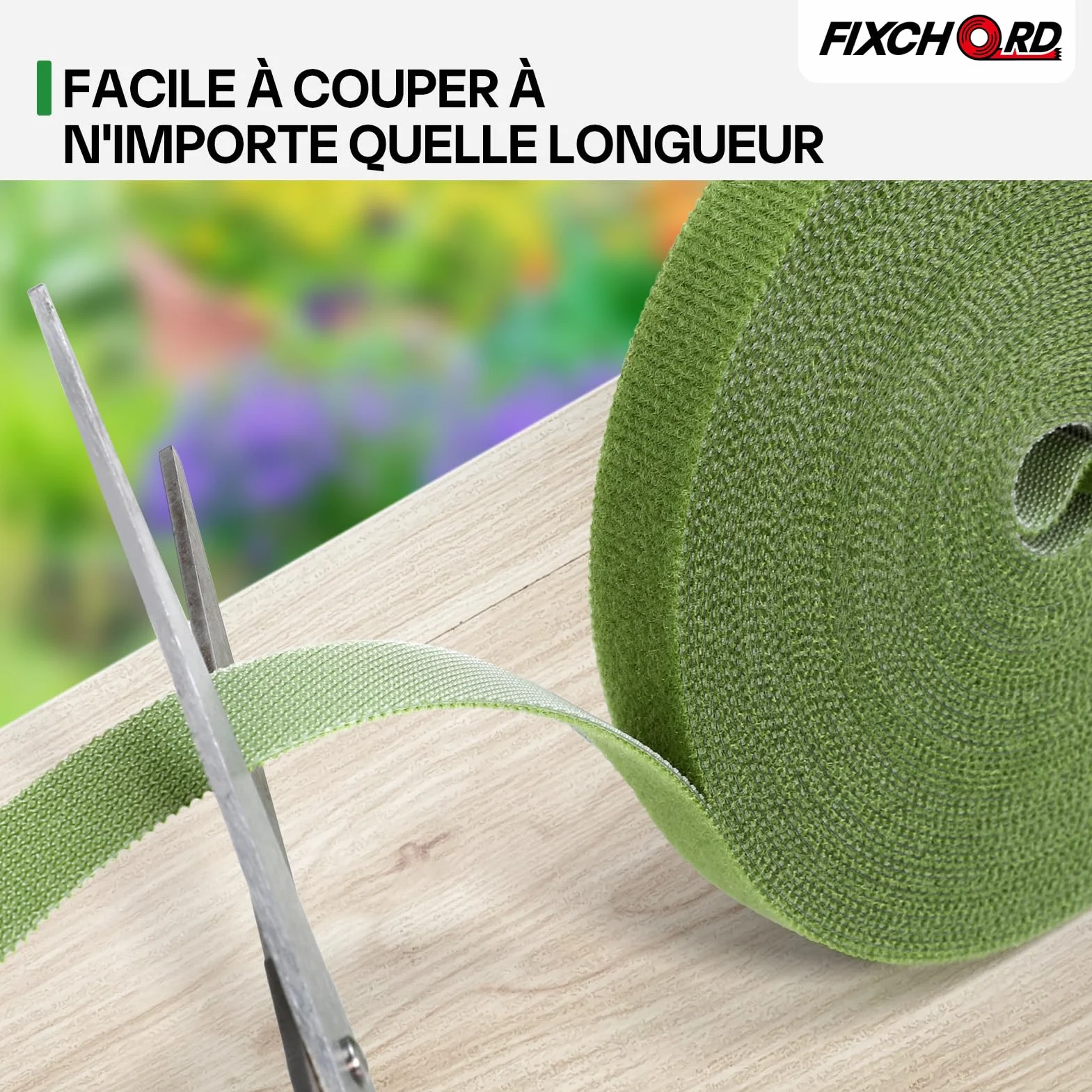 Attaches de Jardin pour Plantes, 10m*12mm Attache Plante Grimpante, Attache Plante Grimpante pour Tomate, Liens de Plantes Bande de Fixation Réutilisable, Verre Vert