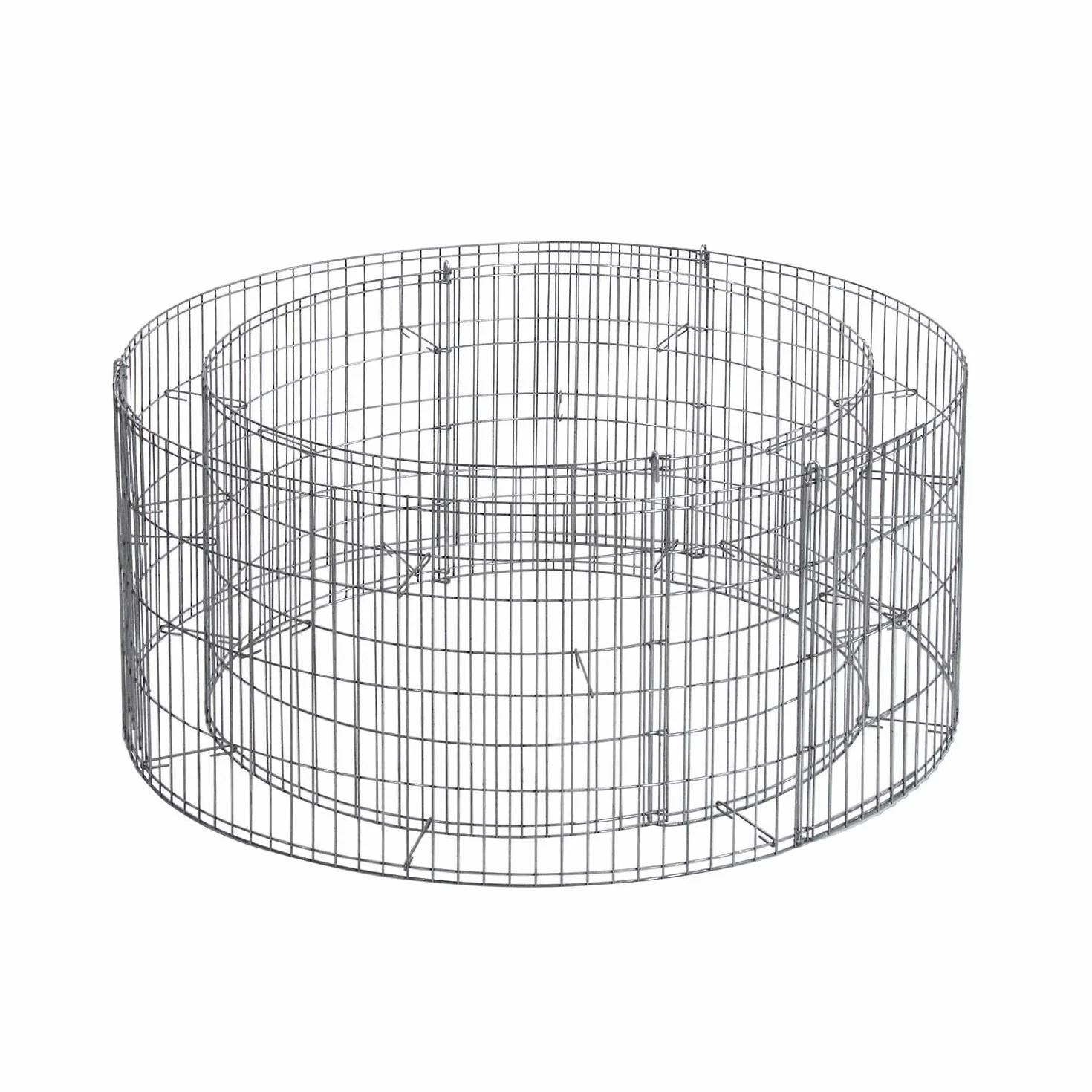 Bellissa Bassin surélevé Gabion 92/72 cm Hauteur 40 cm bâche Film séparation Inclus