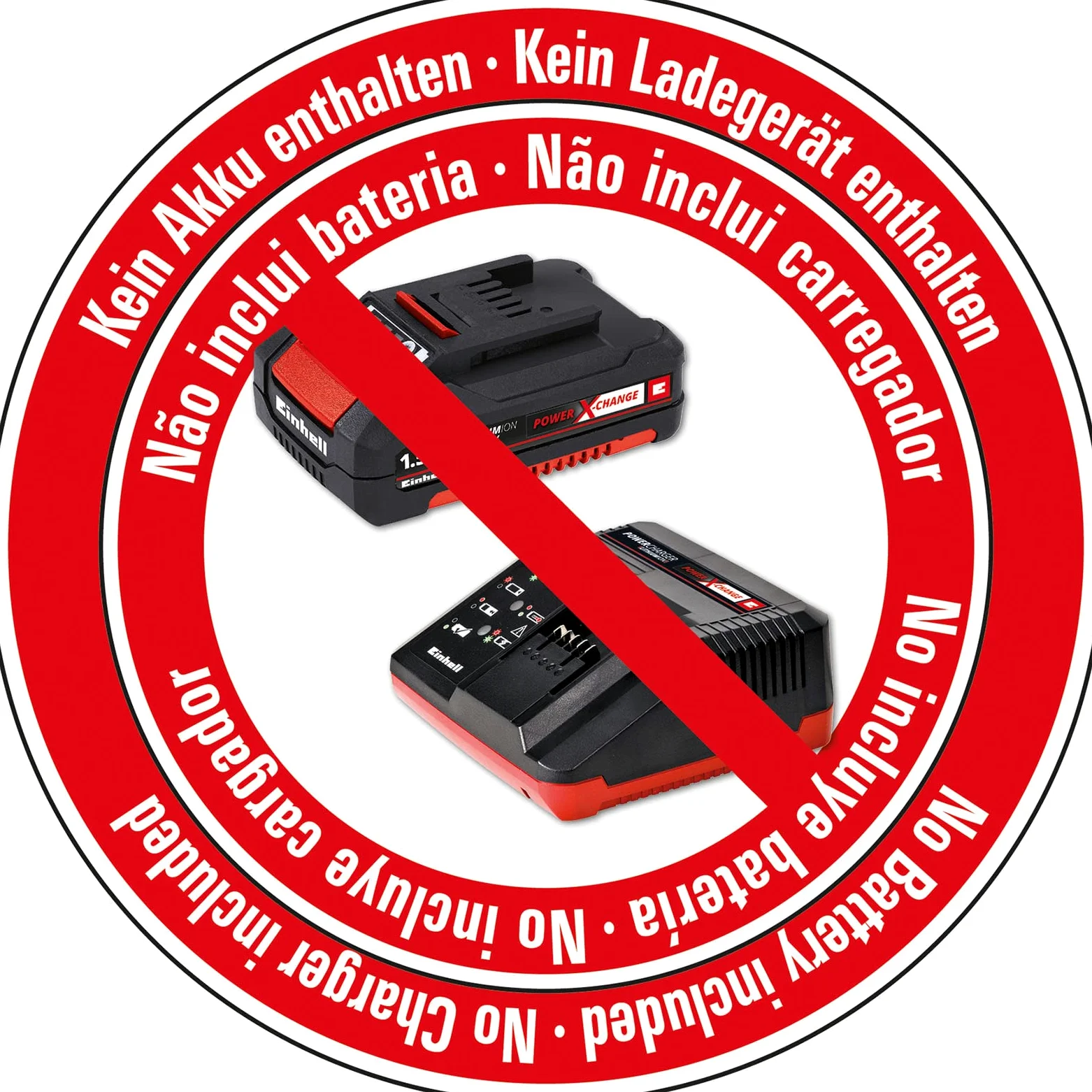 Einhell GC-AGS 18 Li Solo Cisaille à gazon sans fil (lithium-ion, 18 V, Power X-change, poignée souple, batterie et chargeur non inclus)