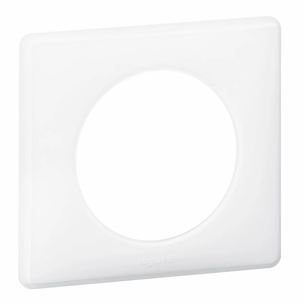 Legrand Plaque Céliane Laqué 1 Poste Blanc 066631