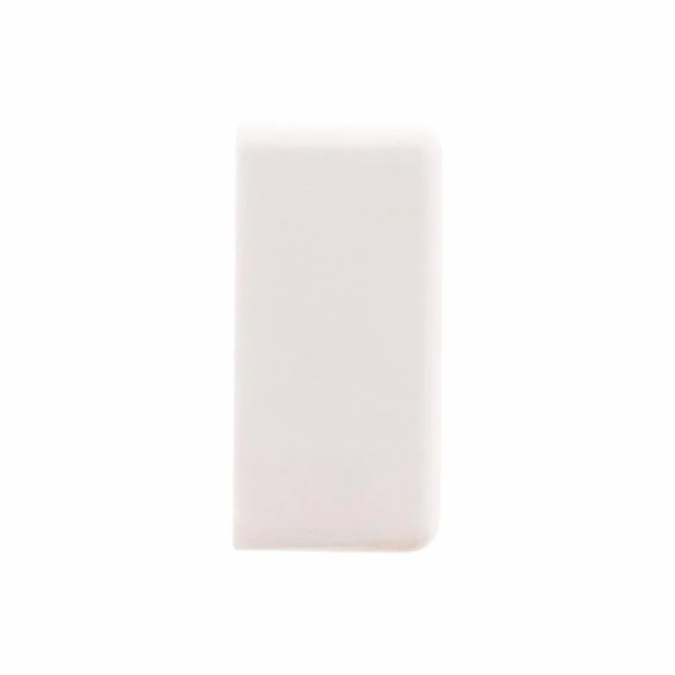 Zenitech Lot de 4 Embouts pour moulure 20 x 10mm Blanc