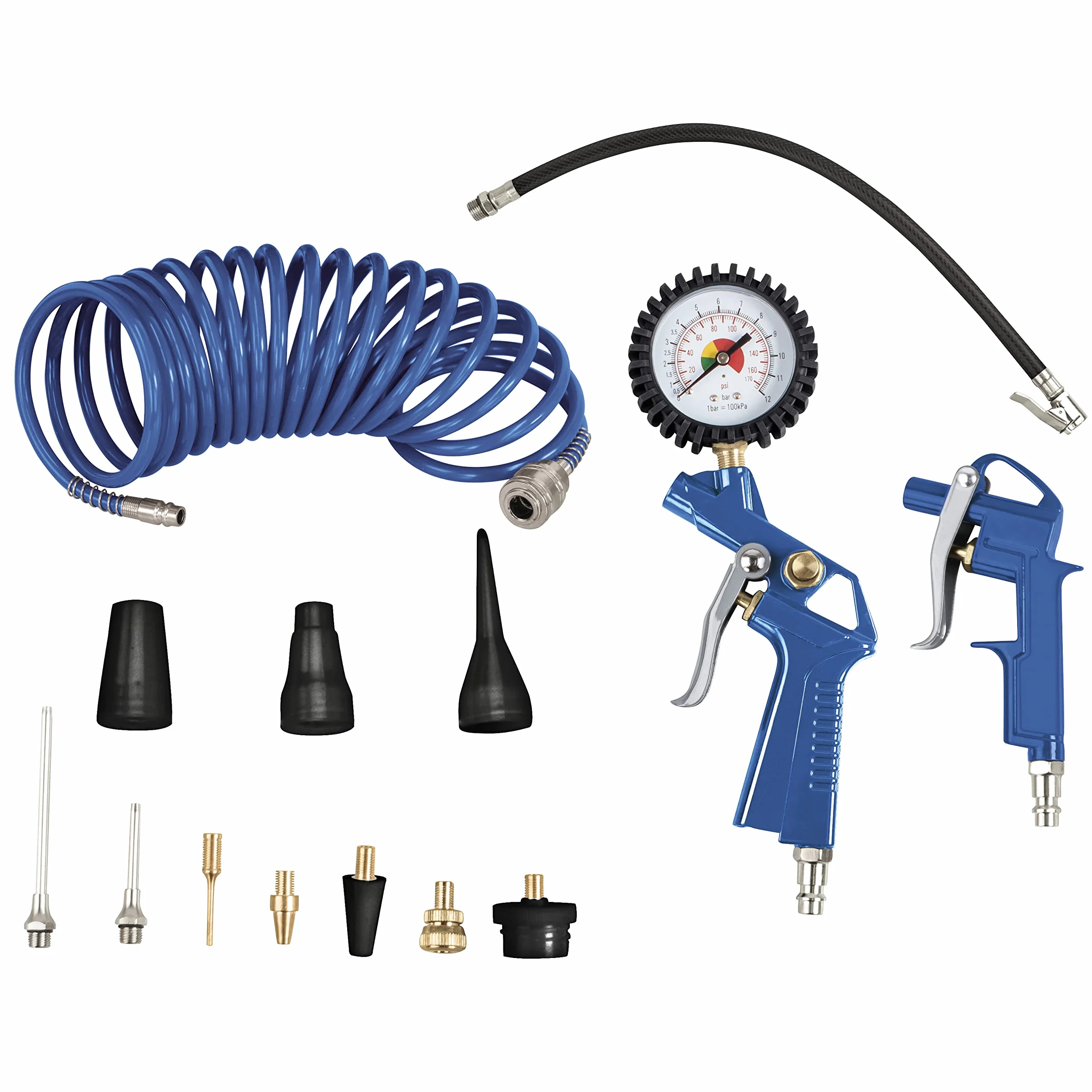 Scheppach HC25o Compresseur sans huile 1100 W 24 l 8 bar 165 l/min 13 outils