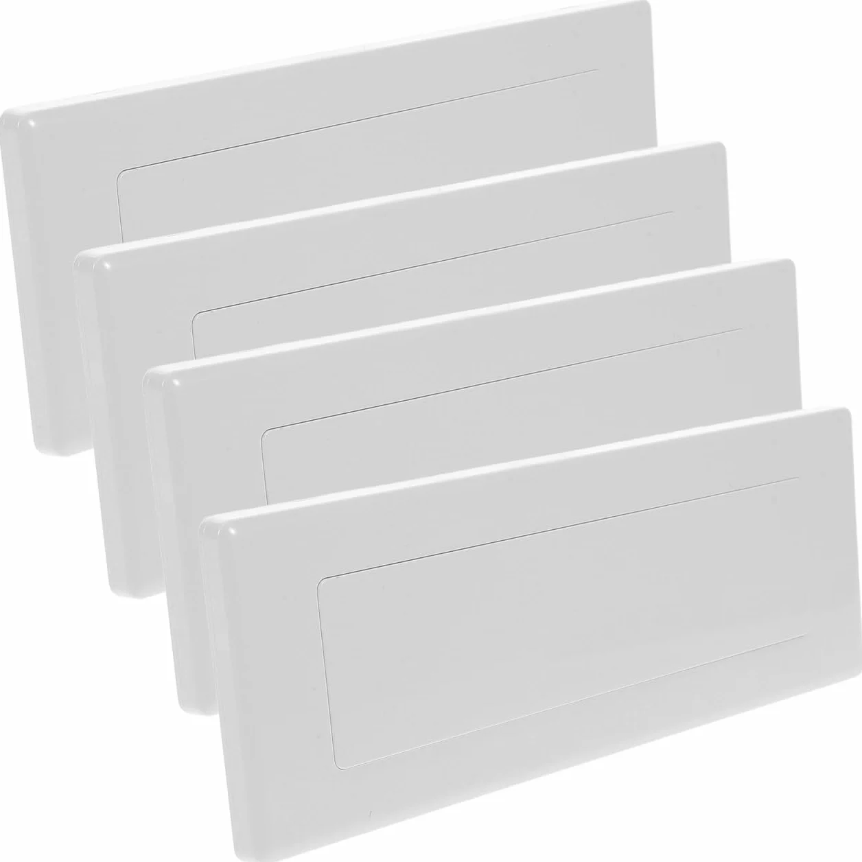 Gatuida 4 Pièces Cache-prises Électriques Plaques De Recouvrement Larges Pour Boîte De Jonction Murale