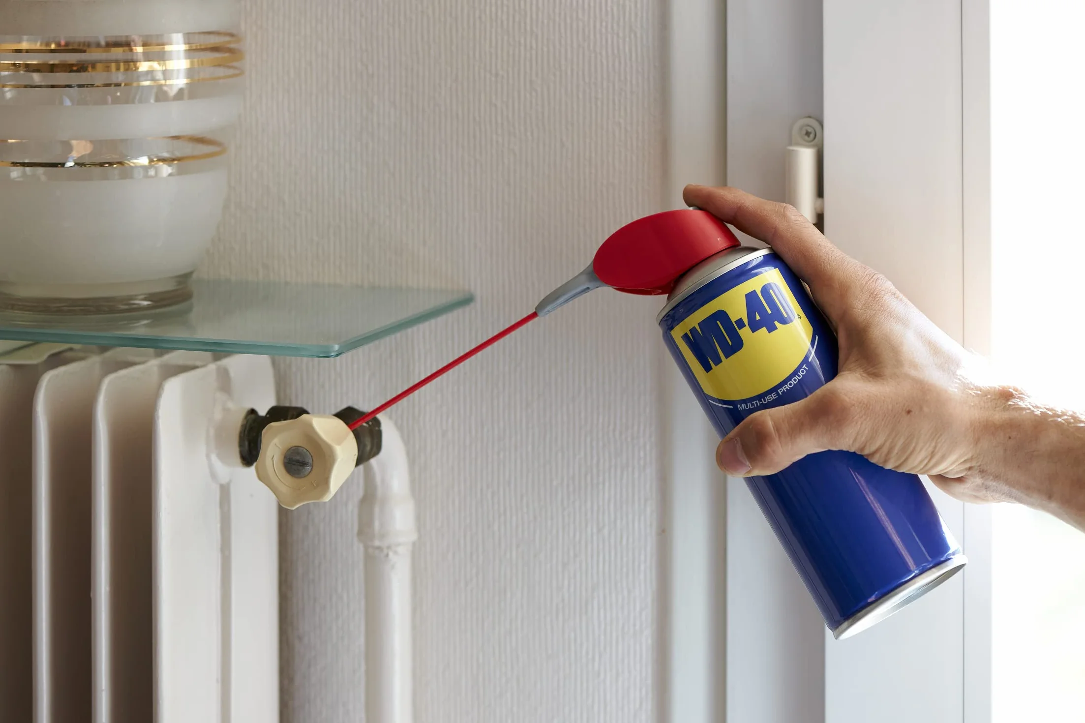WD-40 Spray Multifonction Double Position 200 ML, sans silicone, non conducteur