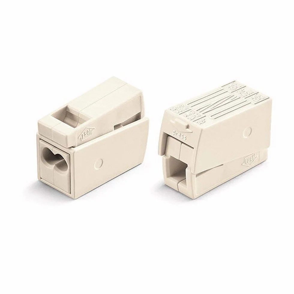 Wago 224-112 Bornes pour Luminaires 3 Entrées 0,5-2,5mm²