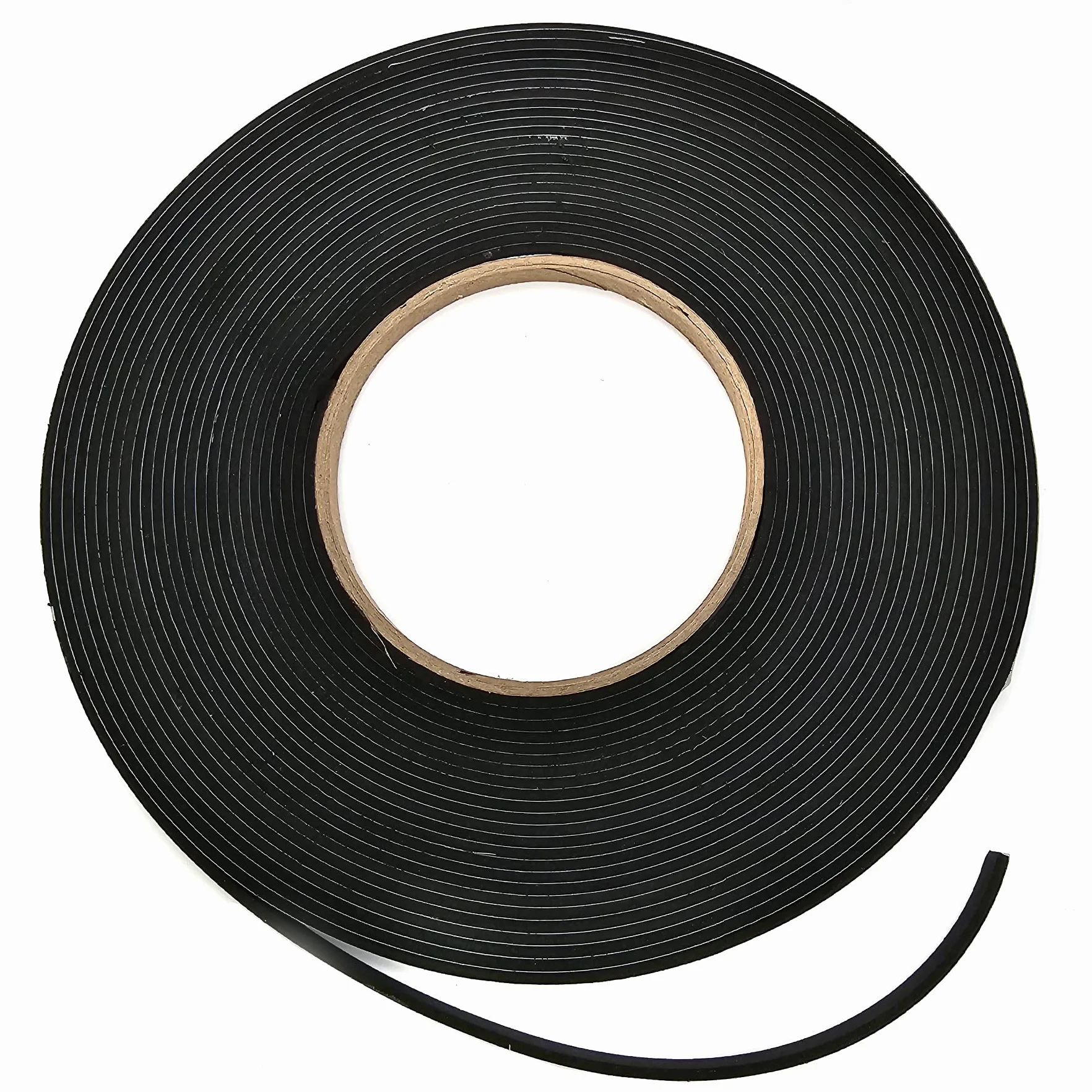 EPDM Mousse noire autocollant 10 m rouleau 6 mm x 2 mm