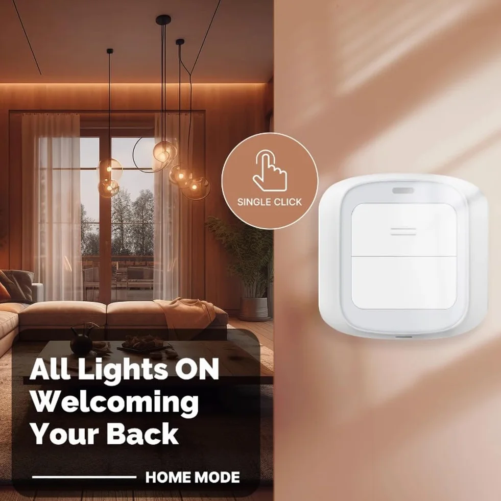 Interrupteur mural intelligent sans fil Tuya WiFi faible consommation d'énergie sans câblage