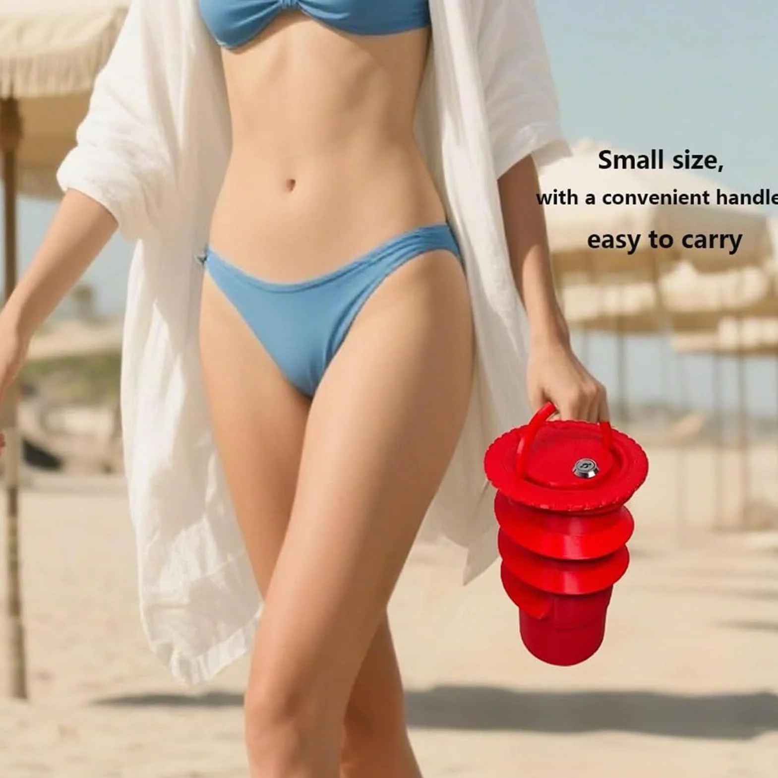 Coffre-fort portable plage étanche sable antivol argent voyage