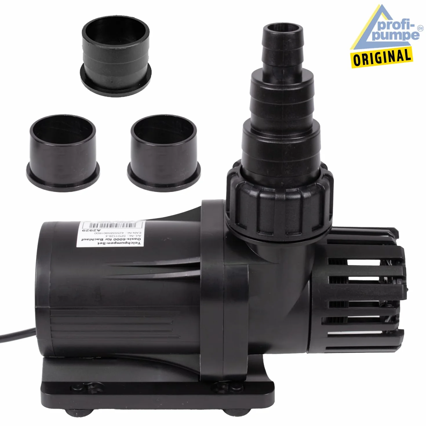 Pompe de bassin solaire Oasis-6000, kit fontaine avec panneau solaire cadre aluminium