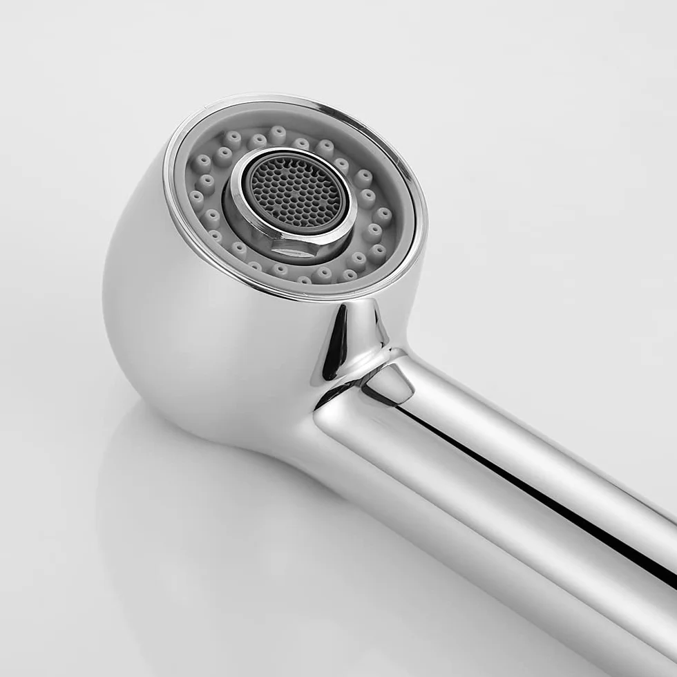 ONECE Douchette Robinet Cuisine 2 Jets Chromé Tête de Douche
