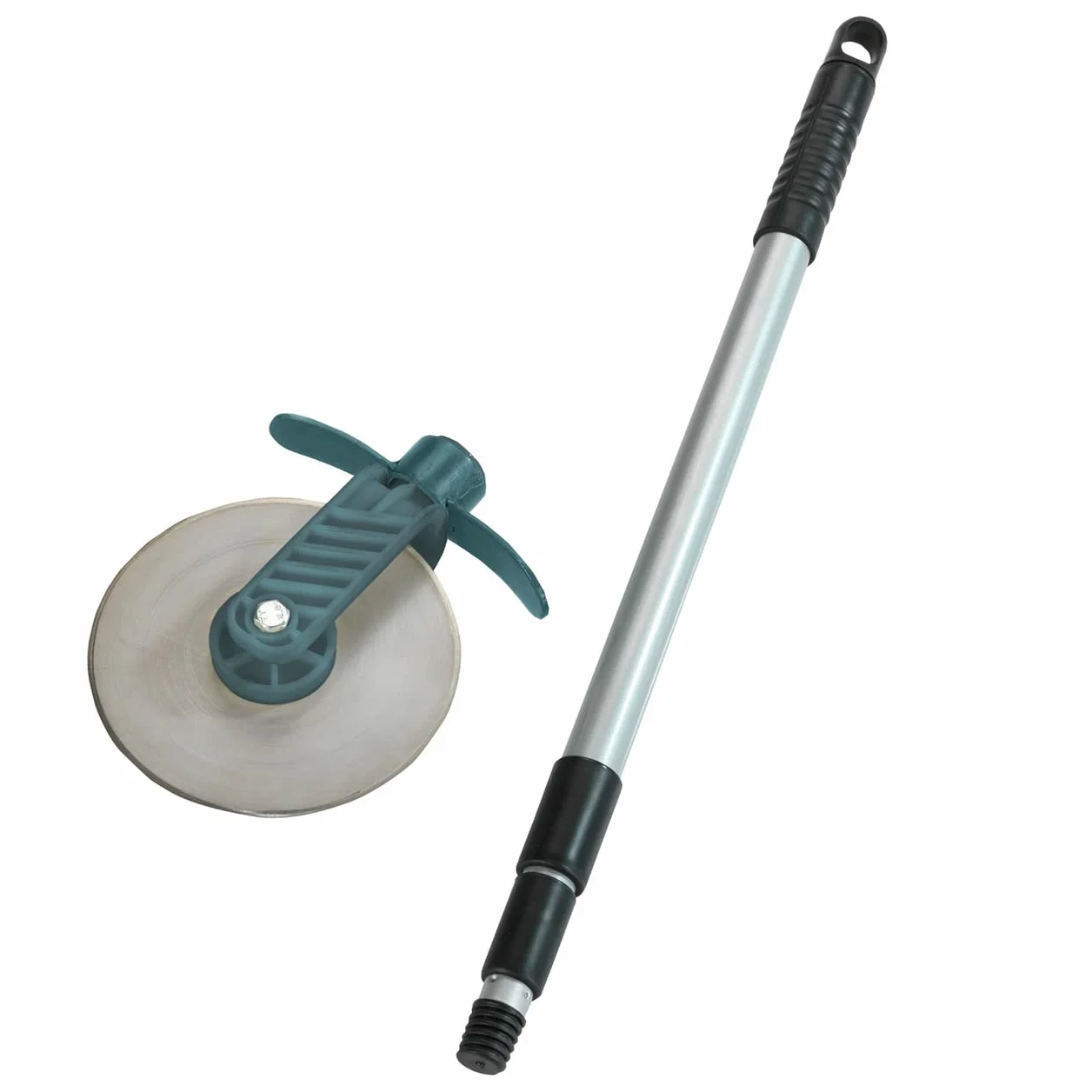 Maximex Coupe-bordures pelouse roulette Cut Coupe-bords de pelouse avec protection contre les blessures par coupure Argent