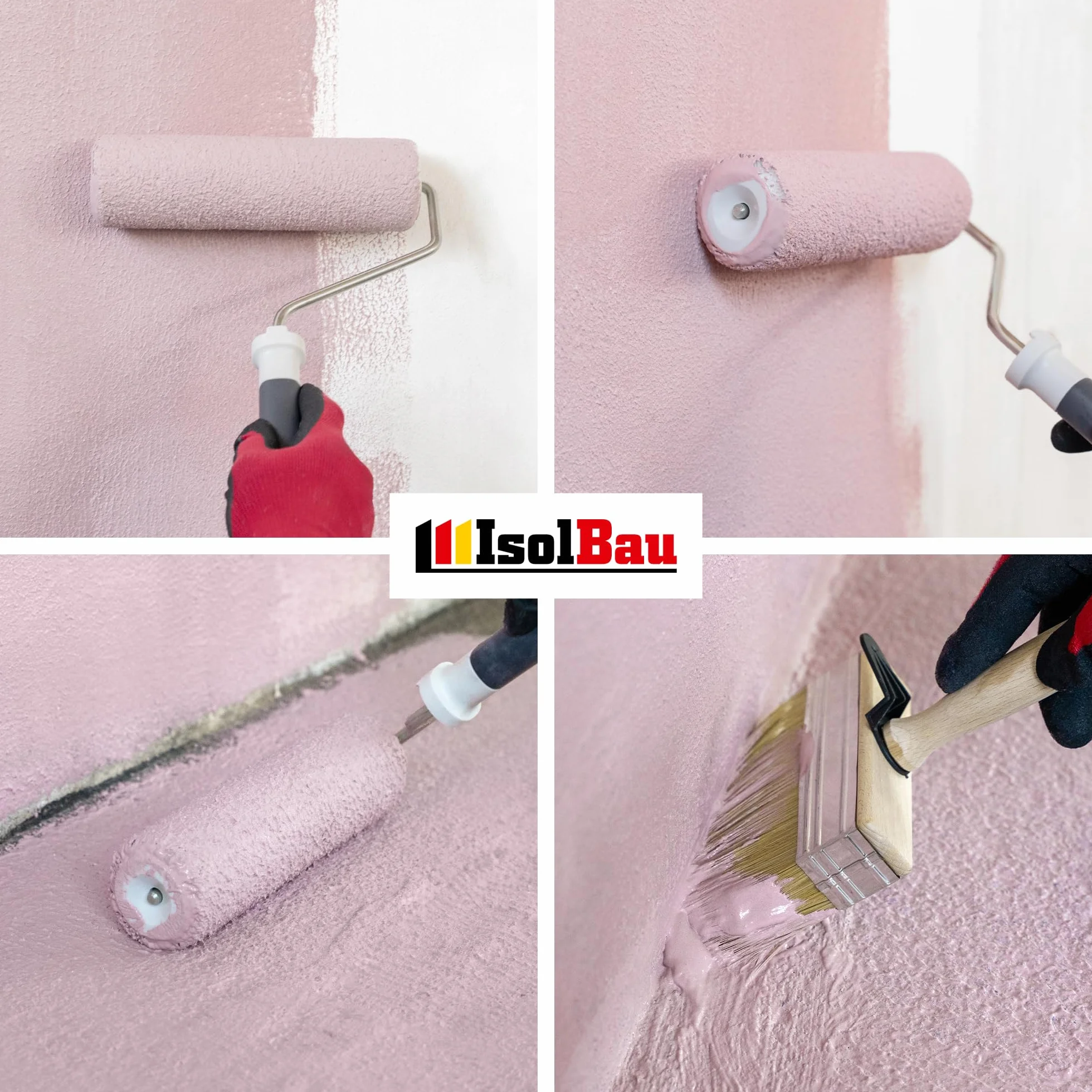 Isolbau Contact Béton 1,5 kg Apprêt pour Surfaces Lisses Béton Armé