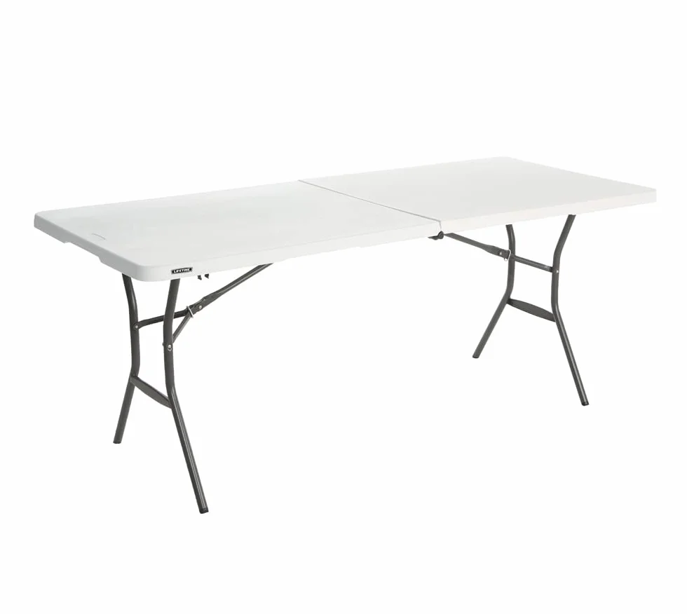 Lifetime Table Pliante Blanc Granite 182,9 x 76,2 x 73,6 cm