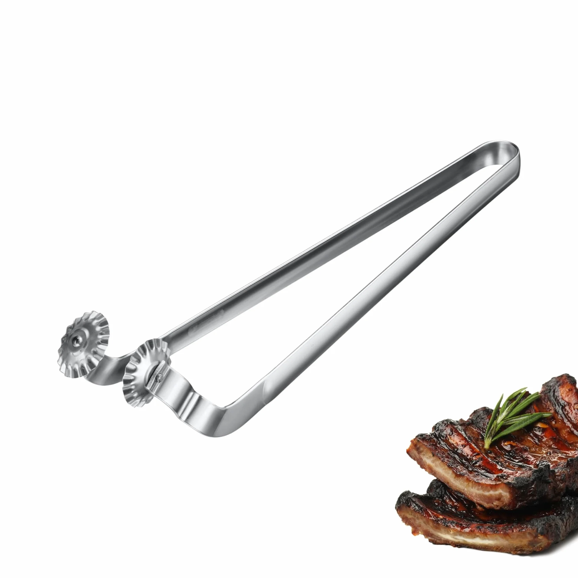 Westmark Pince à Barbecue Twistmaster, 1 Pièce – Pince à Saucisses avec Pince Rotative – Pince à Viande Robuste en Acier Inoxydable pour Grill, Barbecue et Cuisine, 35.3 Cm