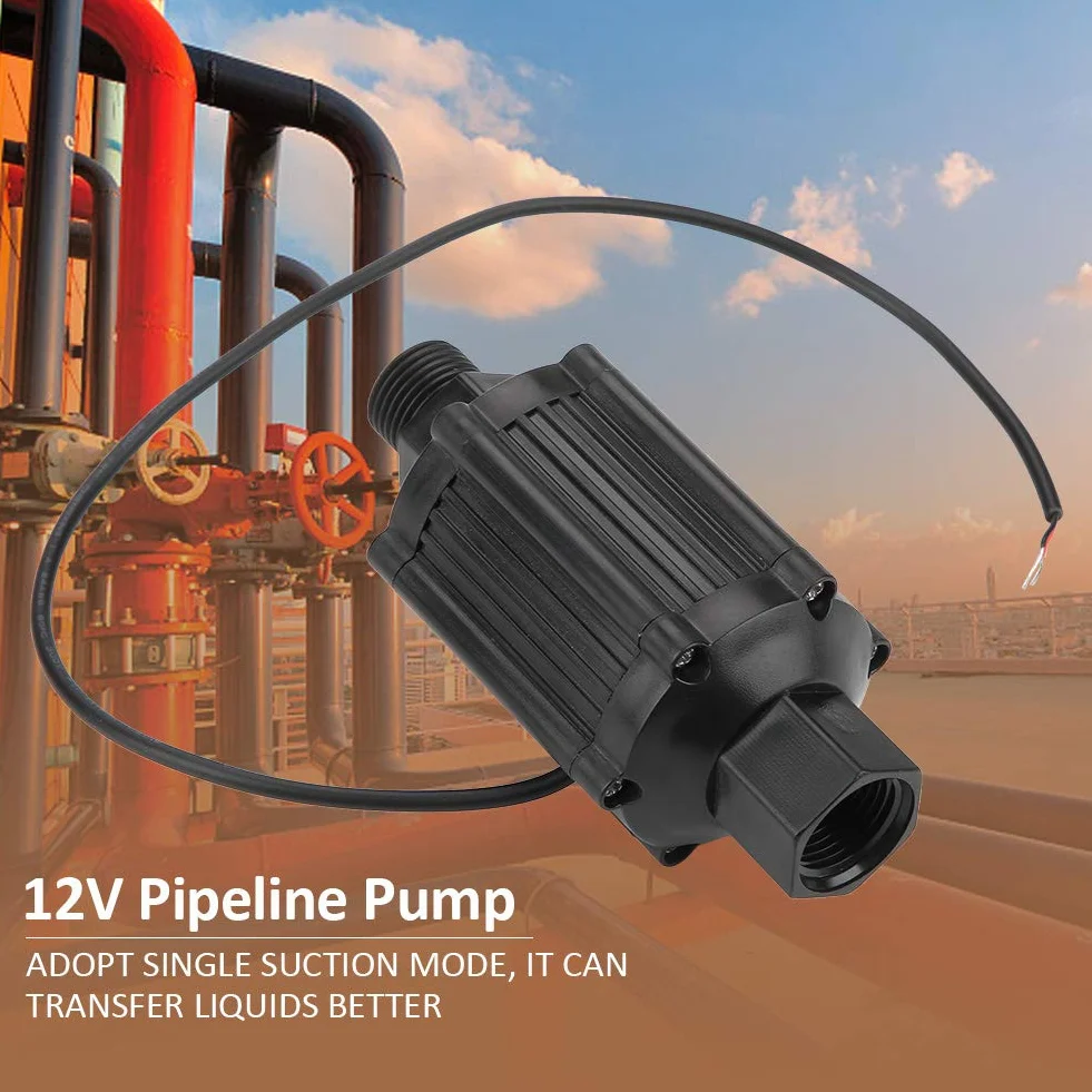Pompe de Circulation d'Eau à Haute Pression DN15 12V 18W pour l'Industrie et les Ménages