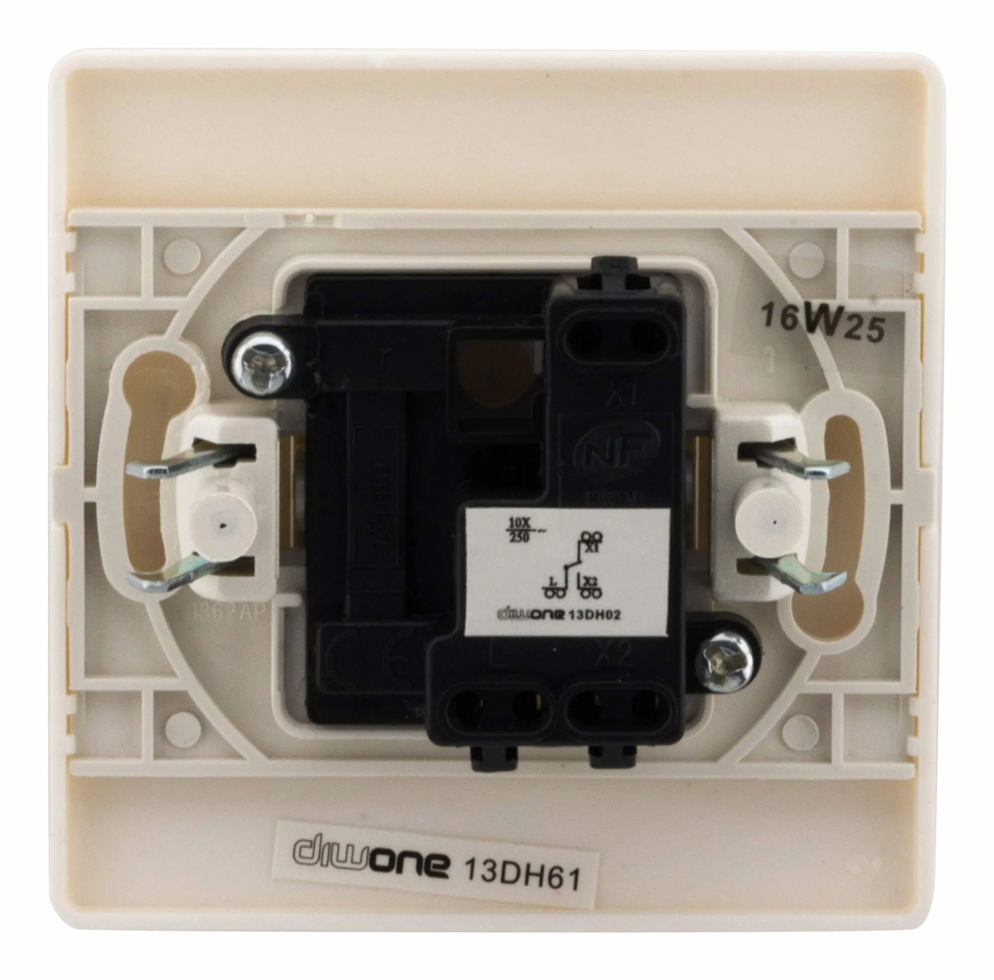 Interrupteur va et Vient borne-Auto vis + Griffes Diwone