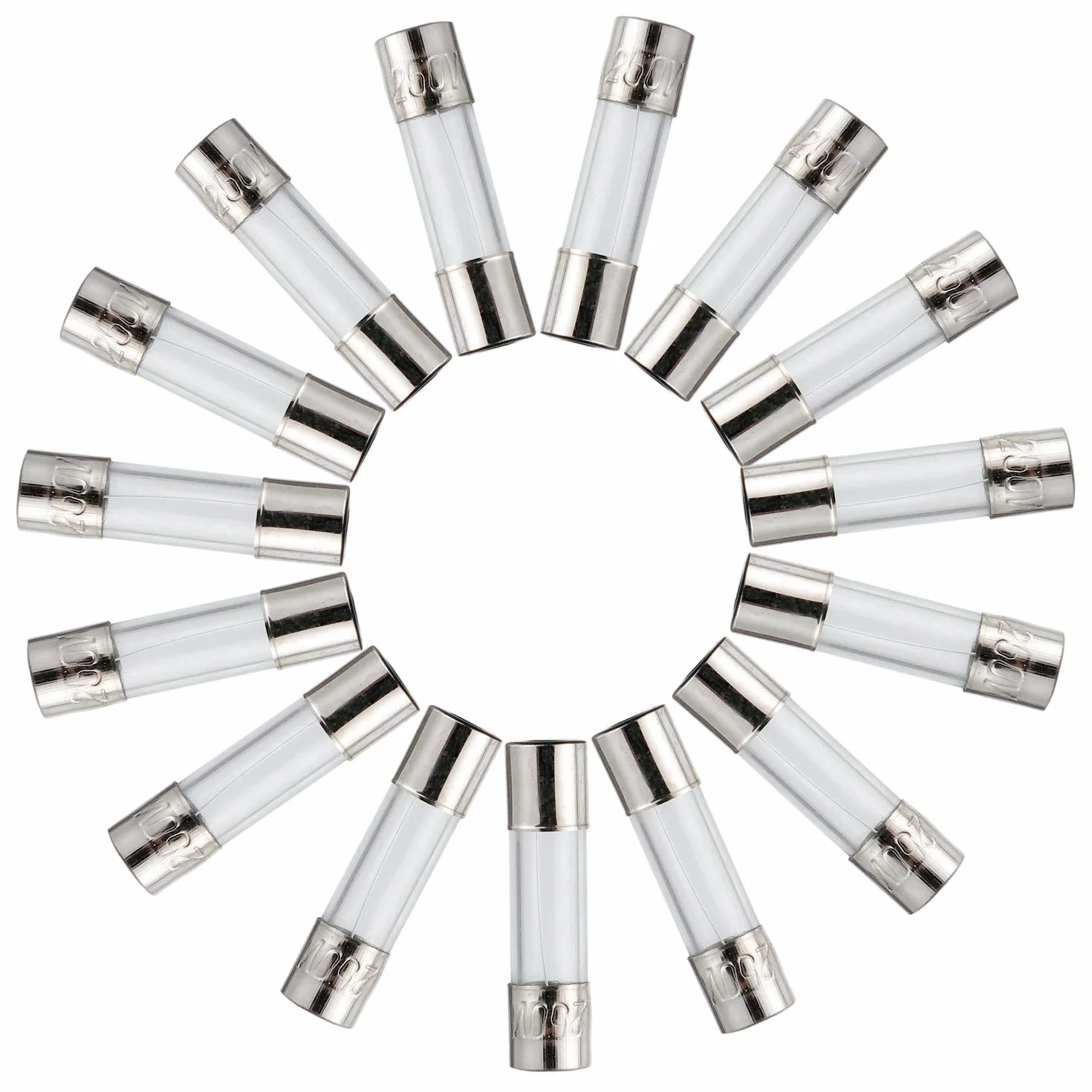 BOJACK 300 pièces Kit de fusibles en verre à fusion rapide 5x20mm 250V 0.1-20A