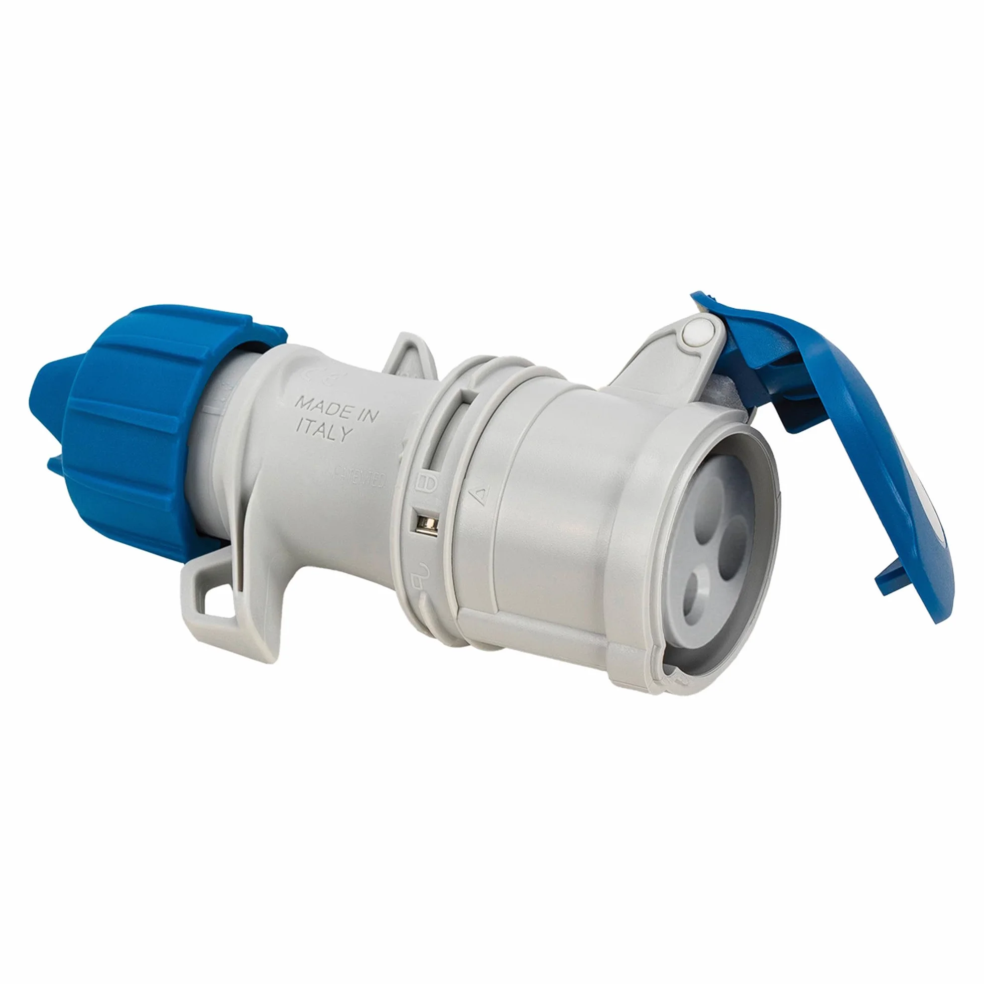 FANTON ARGO 2P+T 16A 200-250V 6h IP44 Prise mobile câblage rapide