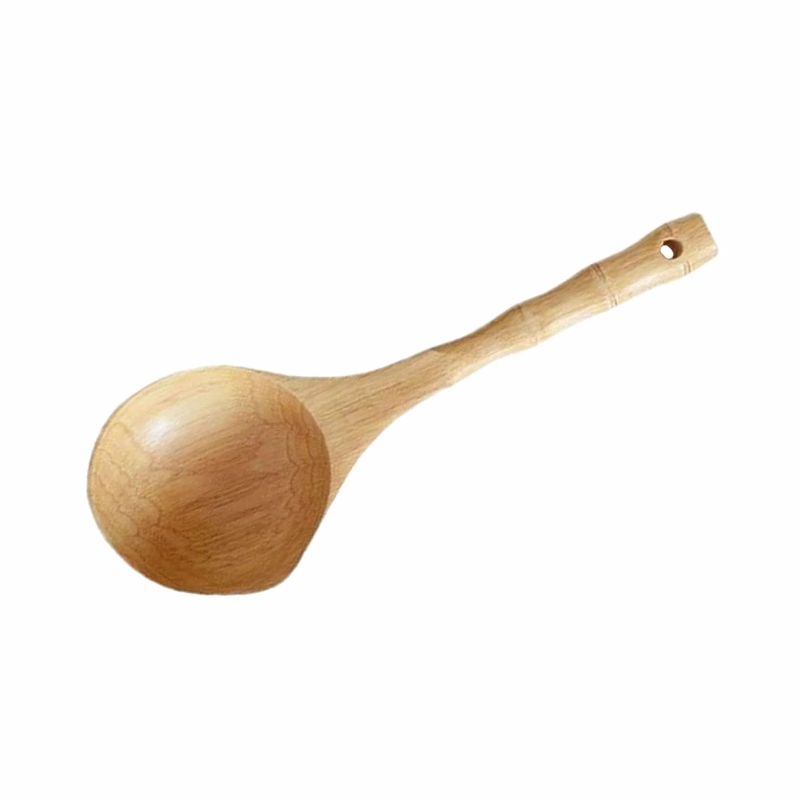 Louche en Bois pour Sauna et SPA, Cuillère à Eau en Bois Massif avec Manche Long