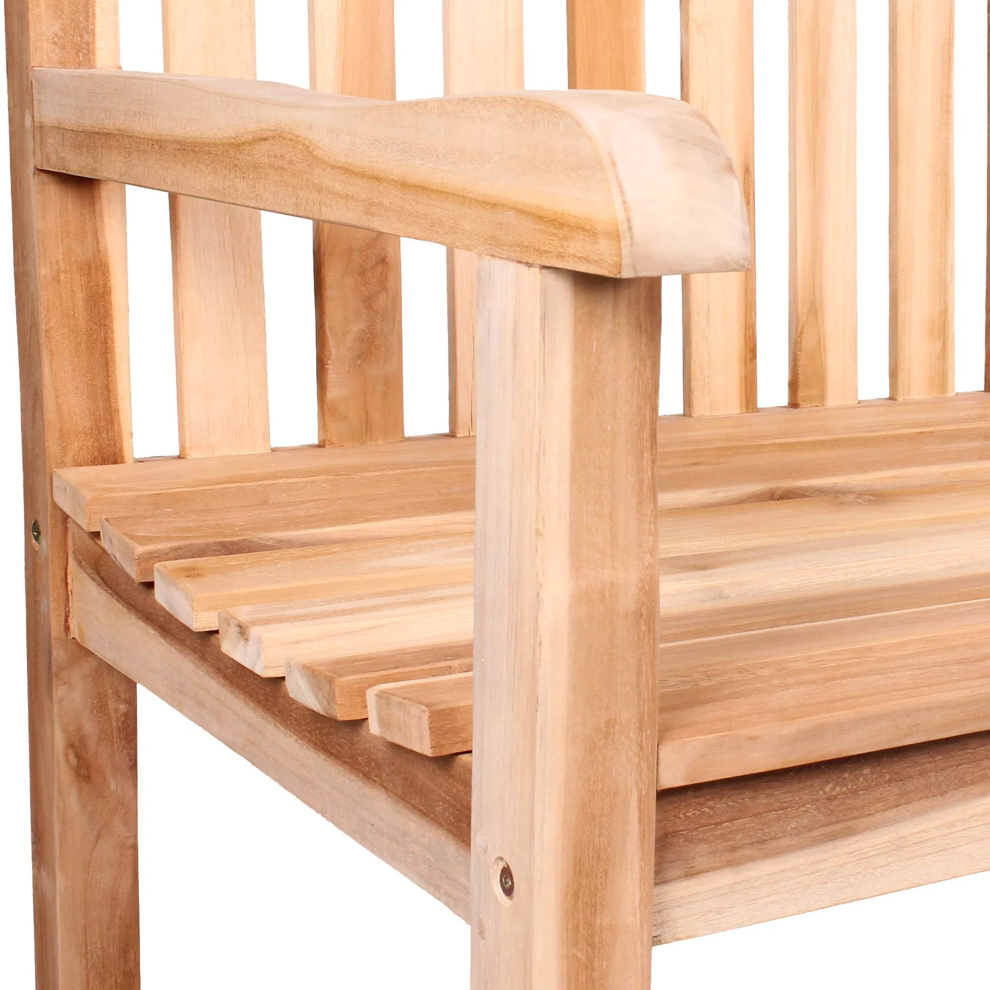 Ambientehome Banc de Jardin en Teck 2 Places 120 cm
