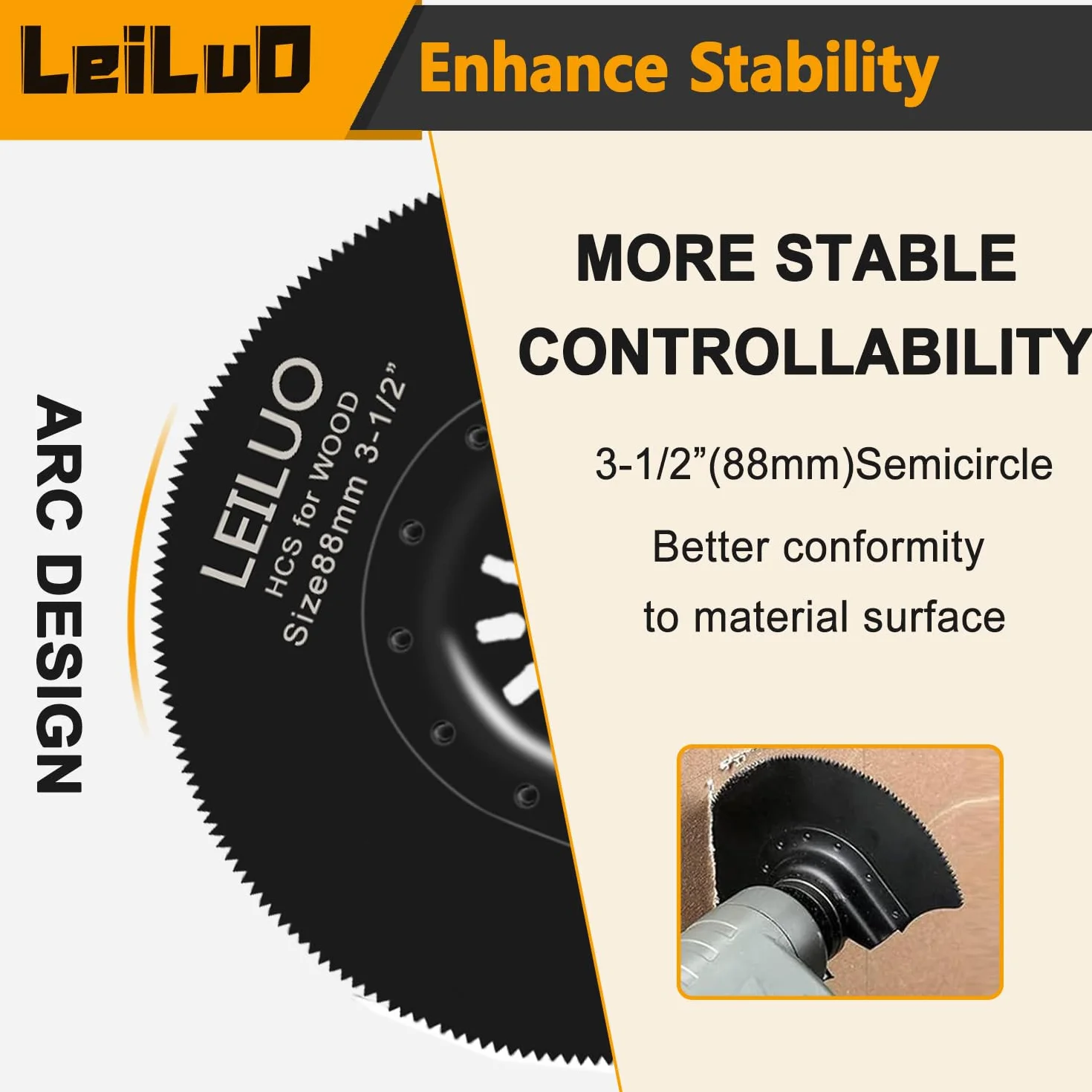 LEILUO Lot 34 Accessoires Oscillants Outils Multifonctions Compatible DeWalt Makita Dremel Sac Rangement