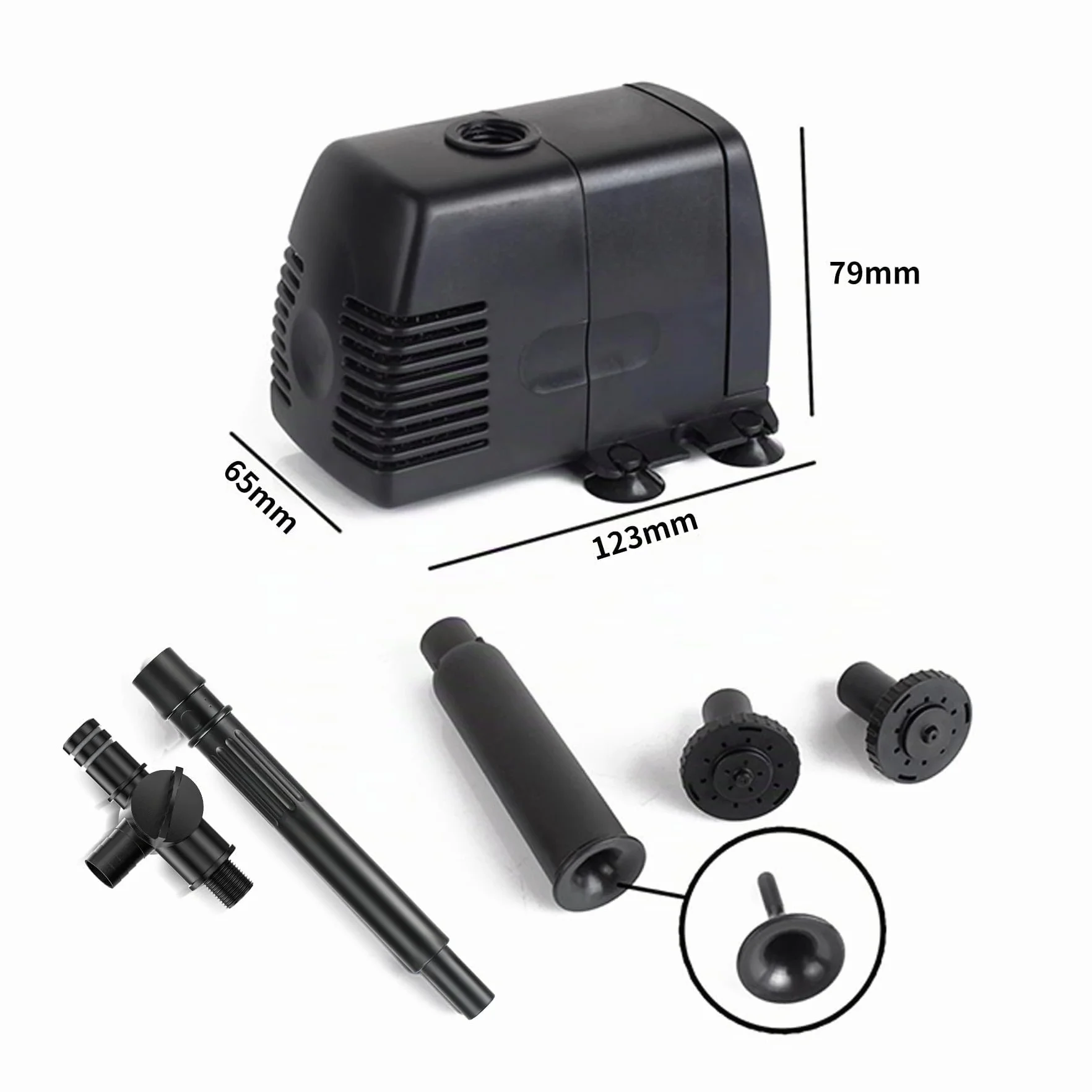 Forever Speed Pompe à eau pour fontaine 1000L/h
