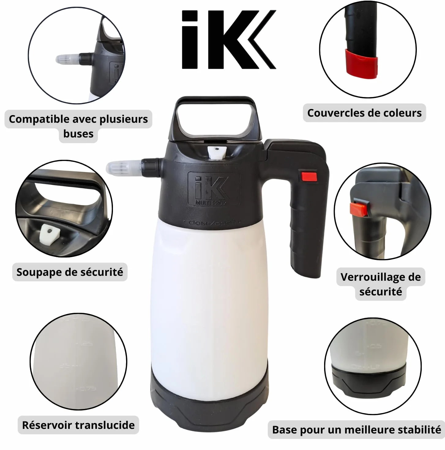 IK Goizper Multi Pro 2 - Pulvérisateur à Pression Professionnel, 8.16.71
