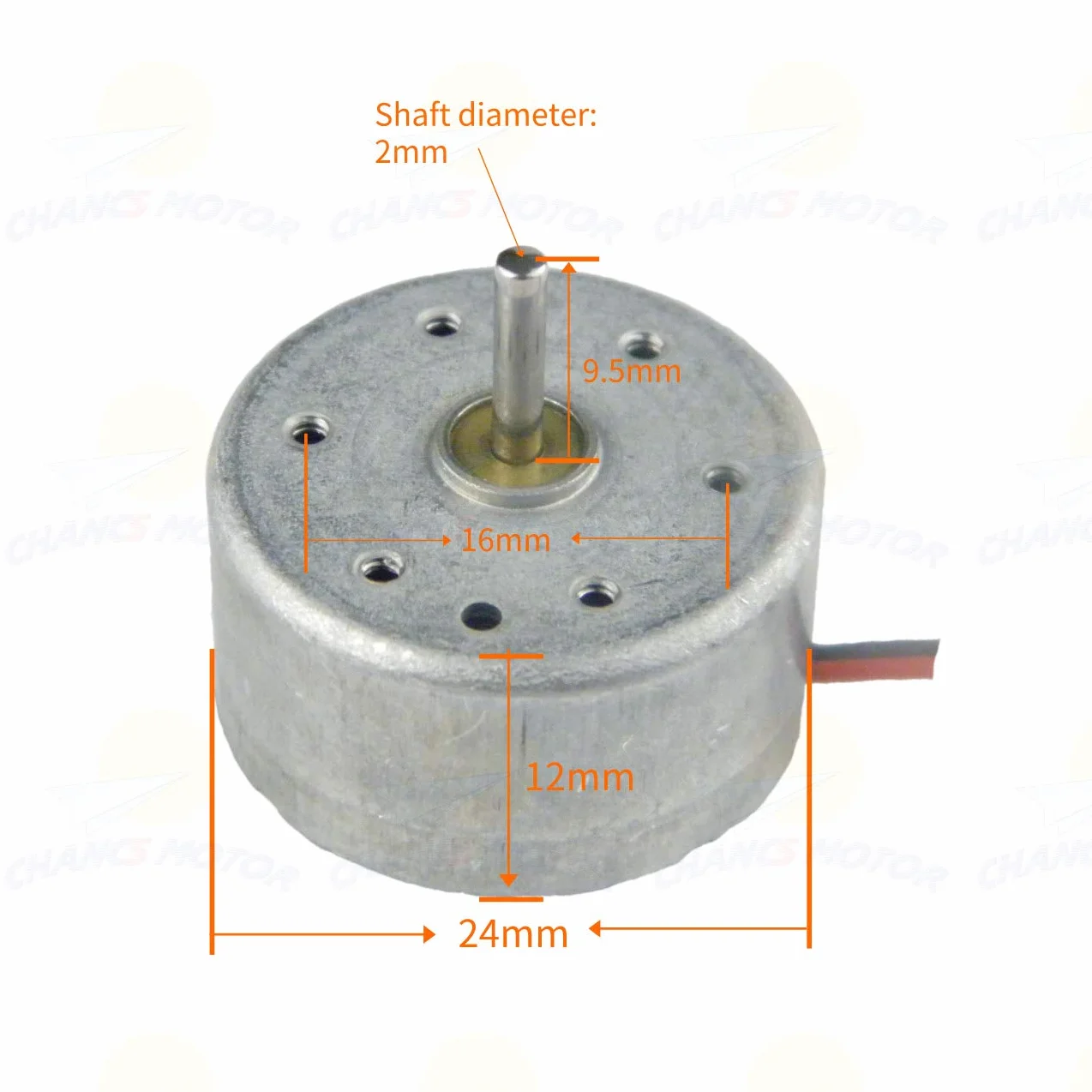 CHANCS Petit Moteur DC Engrenage 3V-6V 300 2500RPM 4700RPM pour Jouets Bricolage 2PCS