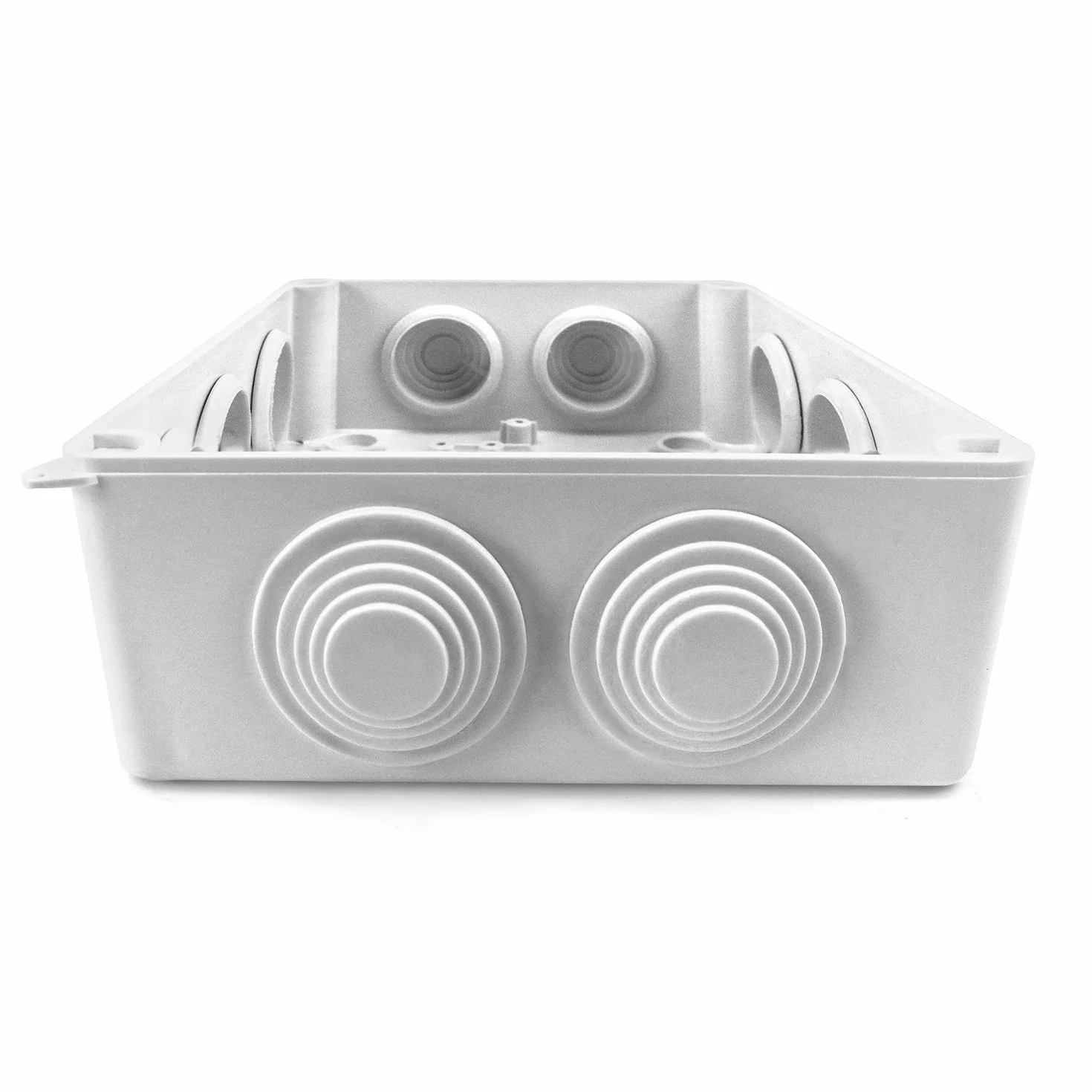 QWORK Boite de derivation IP65 plastique ABS etanche exterieur Blanc 200 x 155 x 80 mm