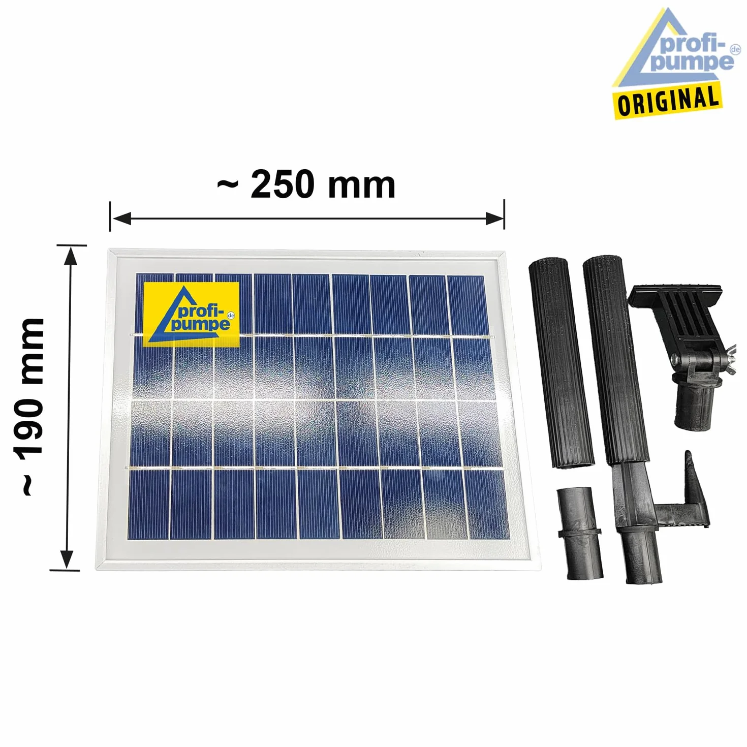 Pompe de bassin solaire avec télécommande et batterie Li-ion pour jardin