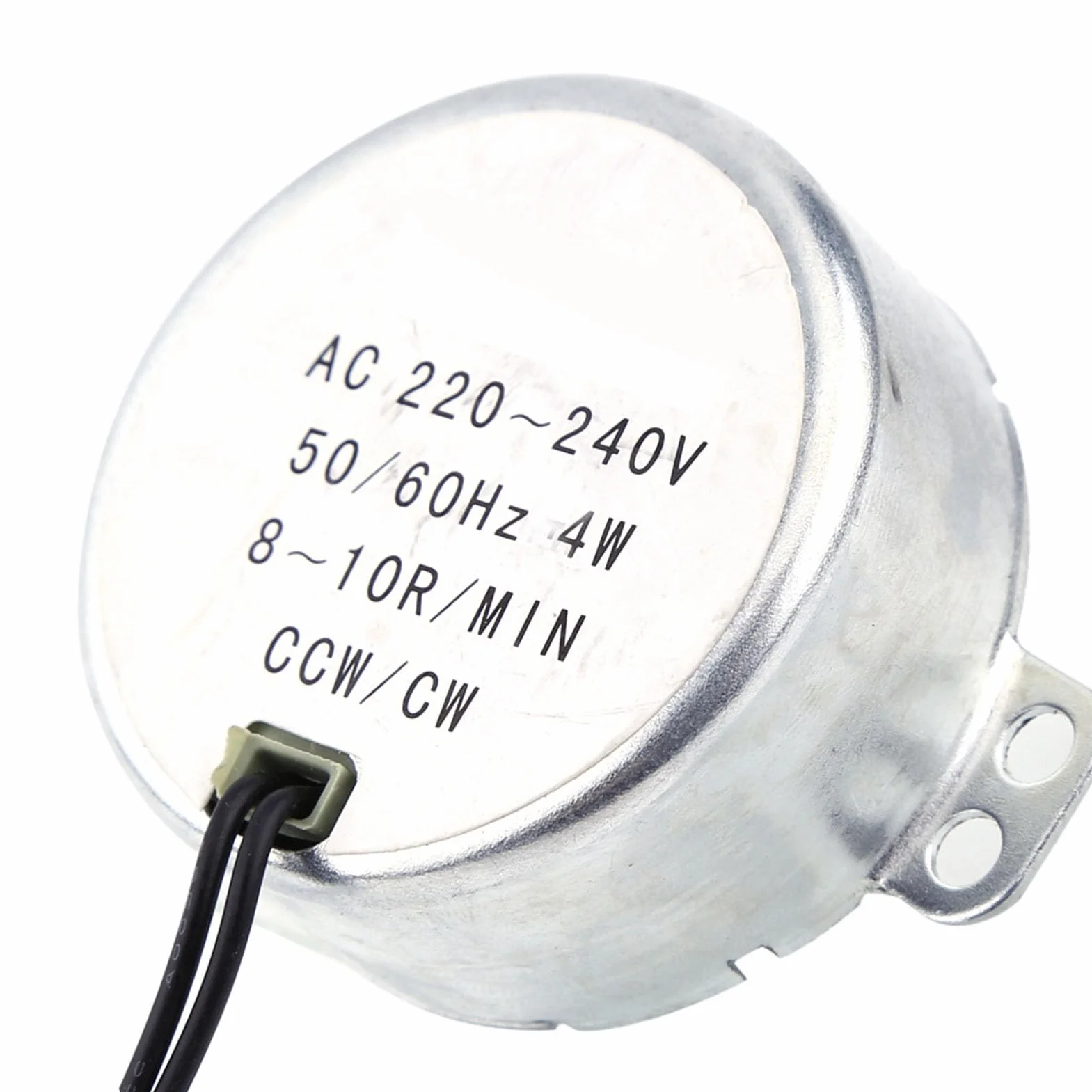 Respicefinem Moteur à engrenages synchrone AC 230 V 4 W 8-10 tr/min 50/60 Hz CW/CCW