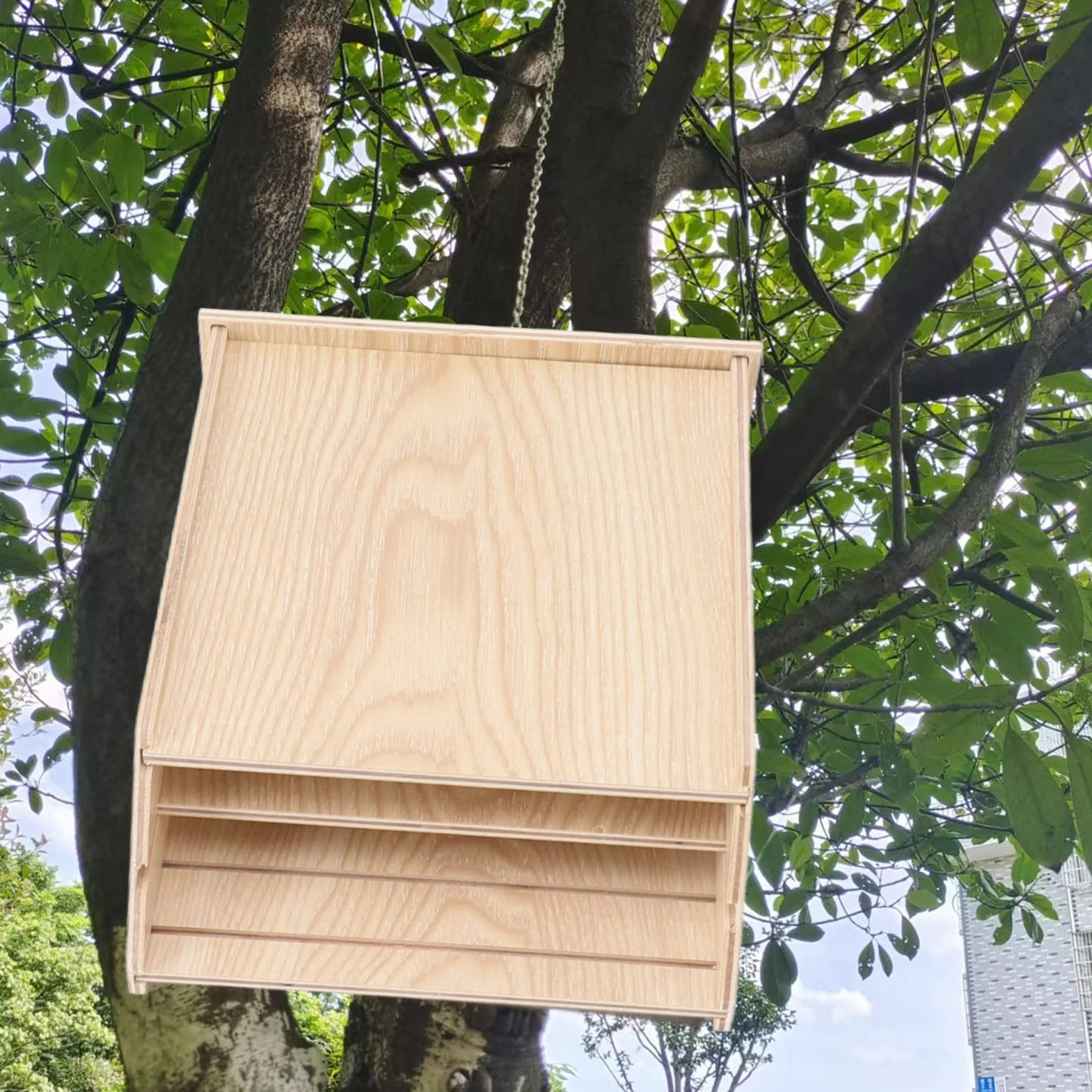 Fabater Maison en Bois pour Chauves-Souris, Abri Extérieur avec 2 Chambres
