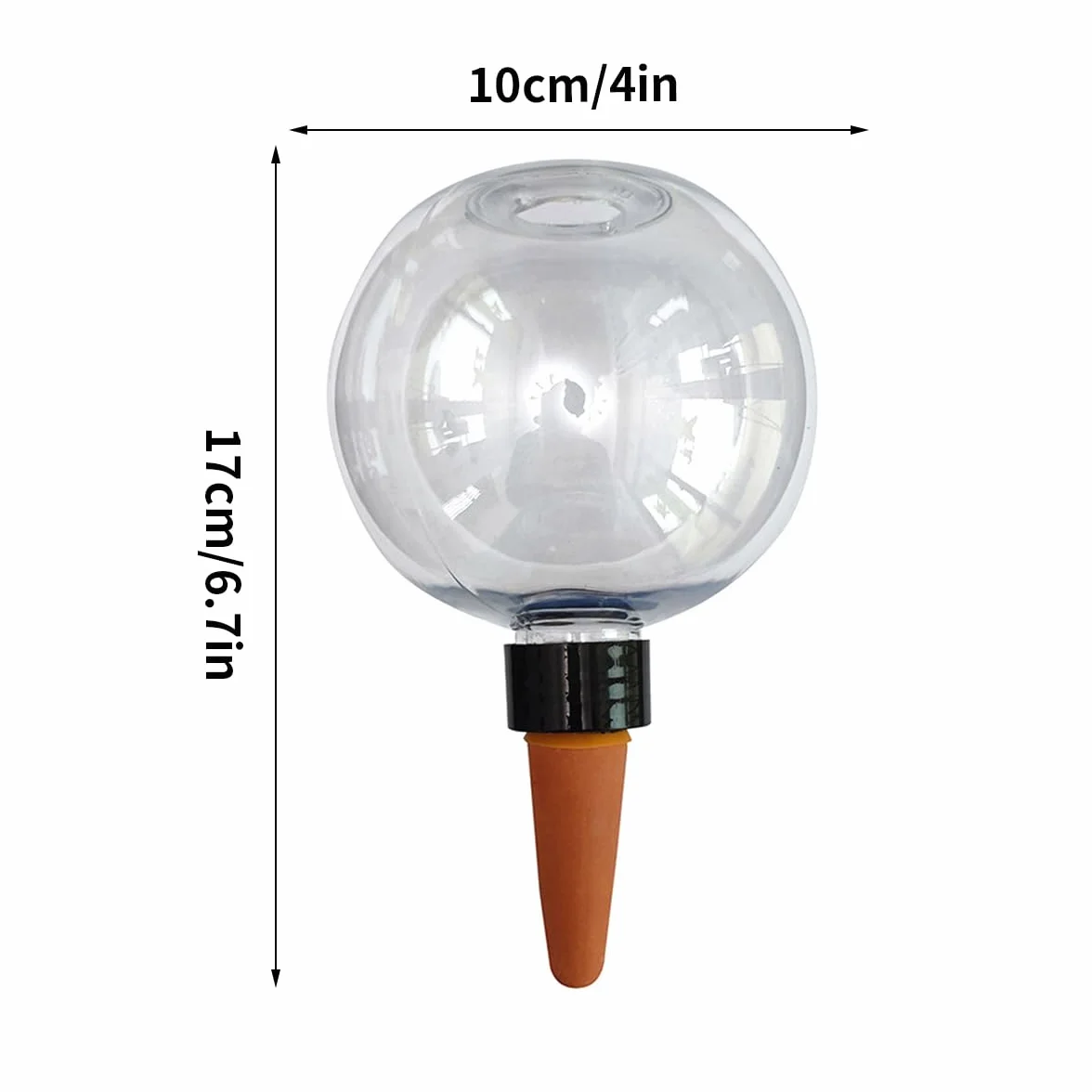 Lot de 4 Boules D'Irrigation pour Plant, Distributeur Eau Plante, 500 ML Arrosage Automatique Plante Intérieur, pour Jardins, Maisons, Espaces Intérieurs et Extérieurs