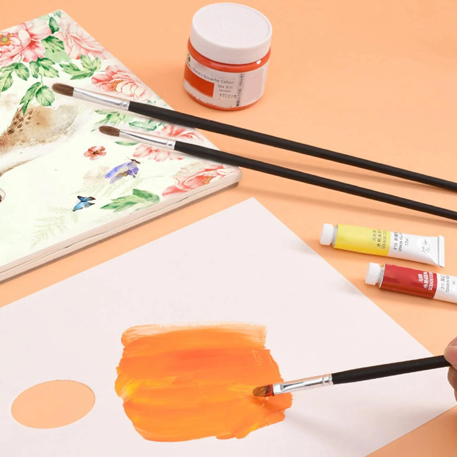 Respicefinem A3 Palette de Papier Jetable 50 Feuilles Palette de Mélange Peinture
