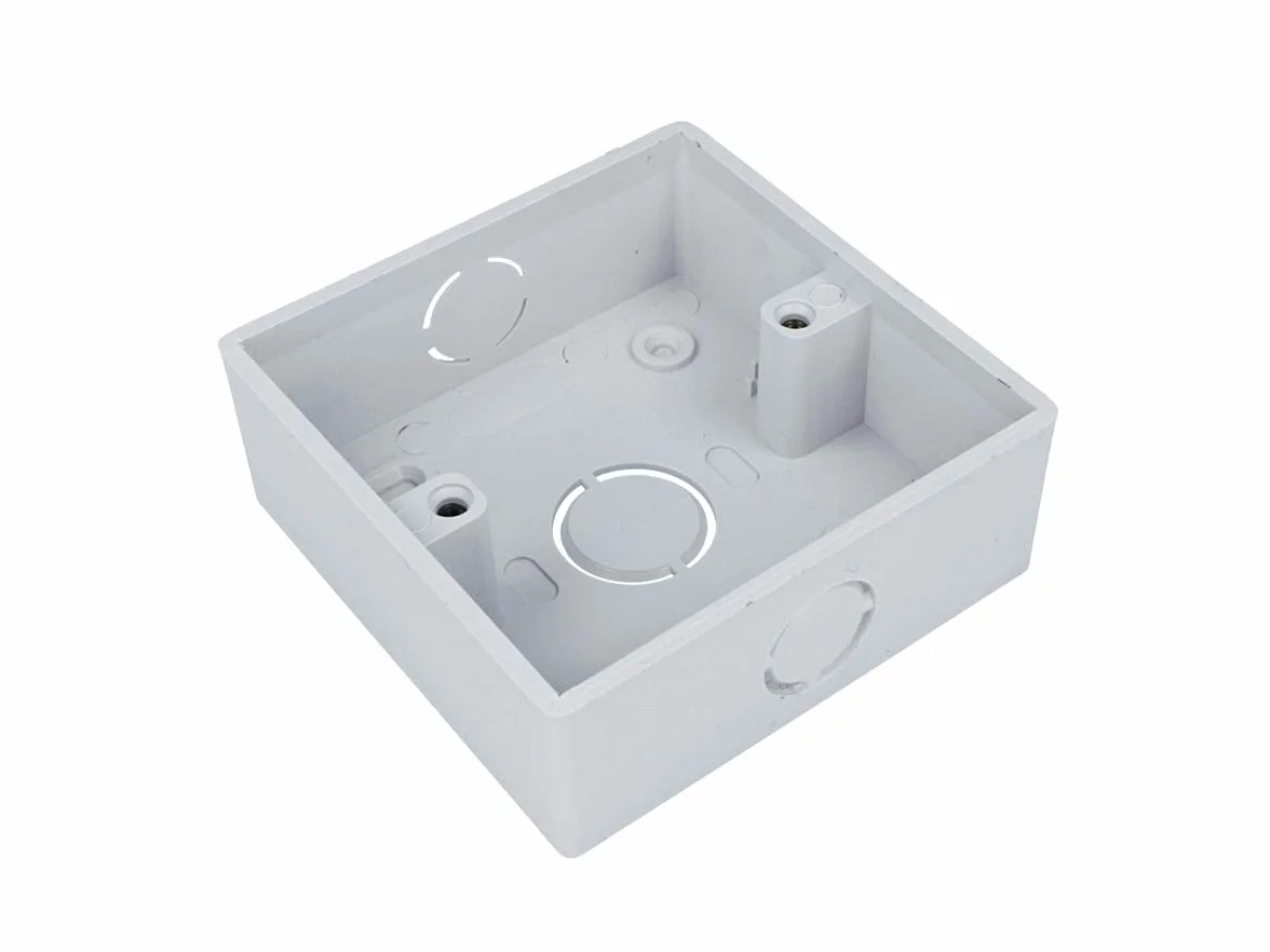 Boîte encastrable murale carrée 86 x 86 mm