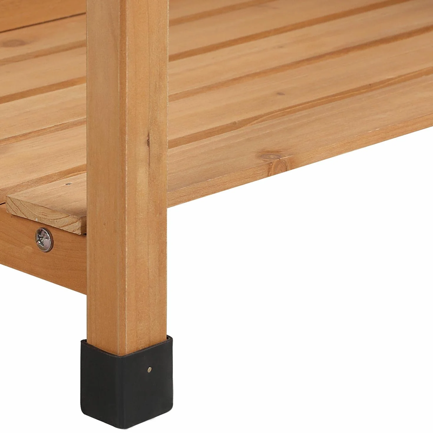 Table de Rempotage en Bois avec Évier Amovible et Rangement pour Jardinier