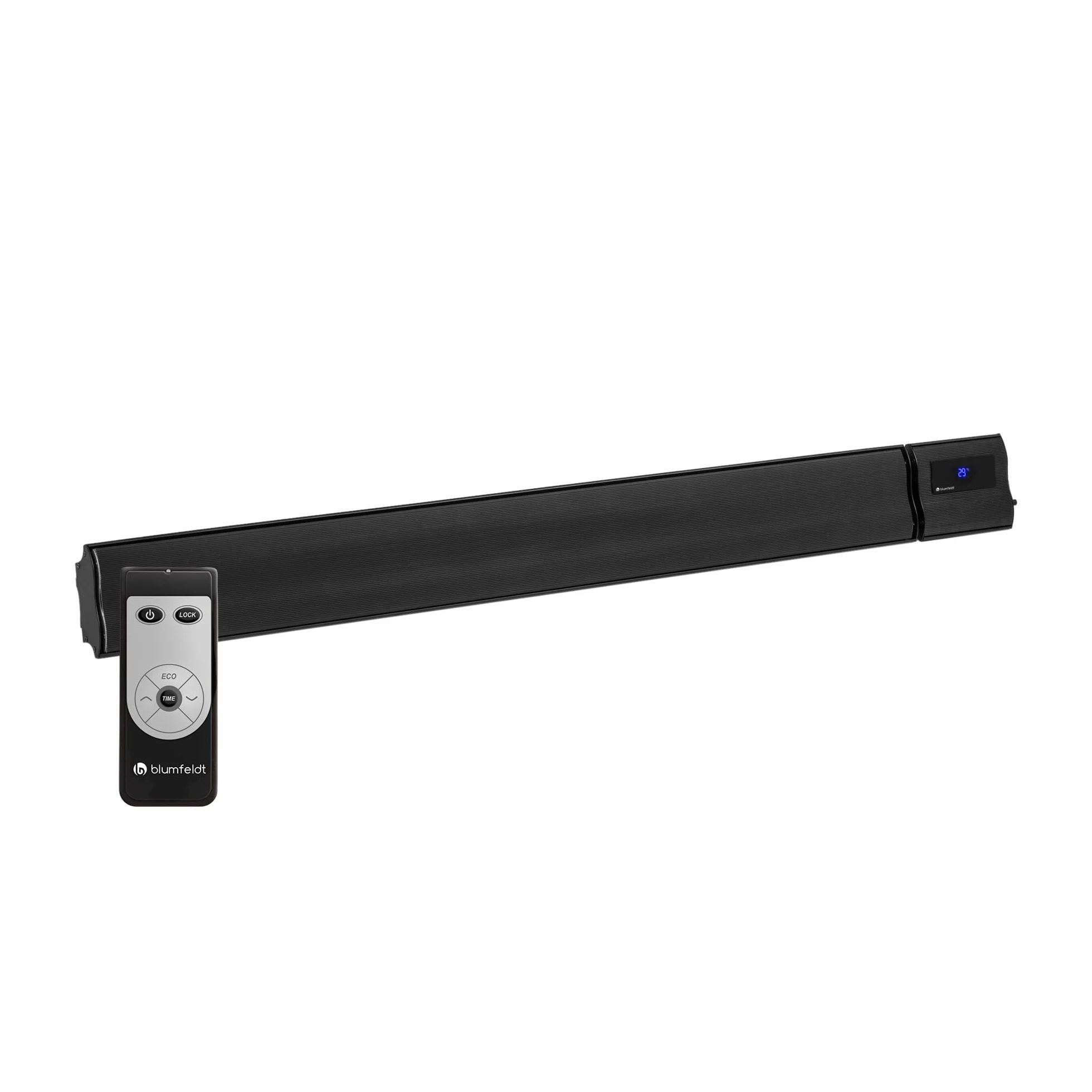 Blumfeldt Chauffage Electrique à Infrarouge 3000W Jardin Terrasse IP44 Télécommande Minuterie