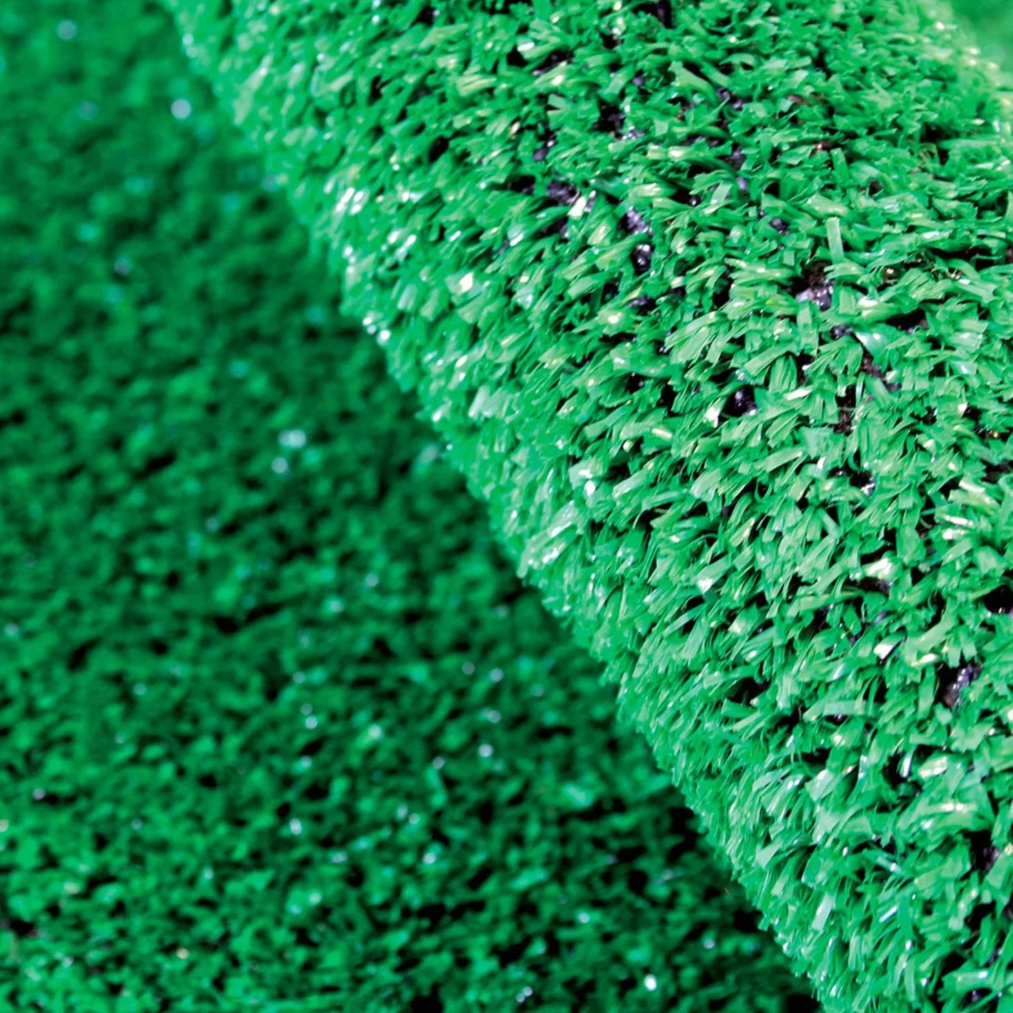 OLIVO.Shop Herbe synthétique, rouleau d'herbe artificielle, synthétique pour extérieur, pelouse synthétique gazon, jardin, terrasse, piscine, 7 mm drain grass green (1 x 20 mt)