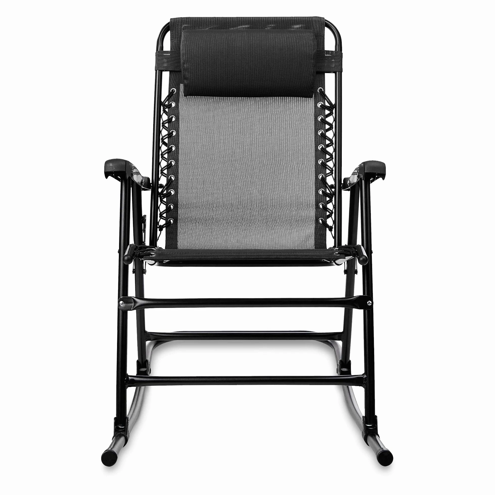 Amazon Basics Fauteuil à bascule pliant - Noir