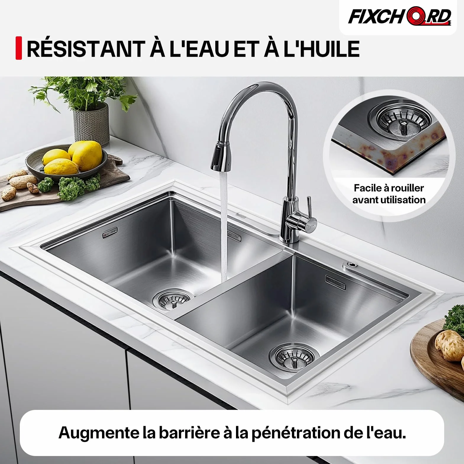 Bande de Calfeutrage Imperméable Joint Salle de Bain 3.2m*38mm