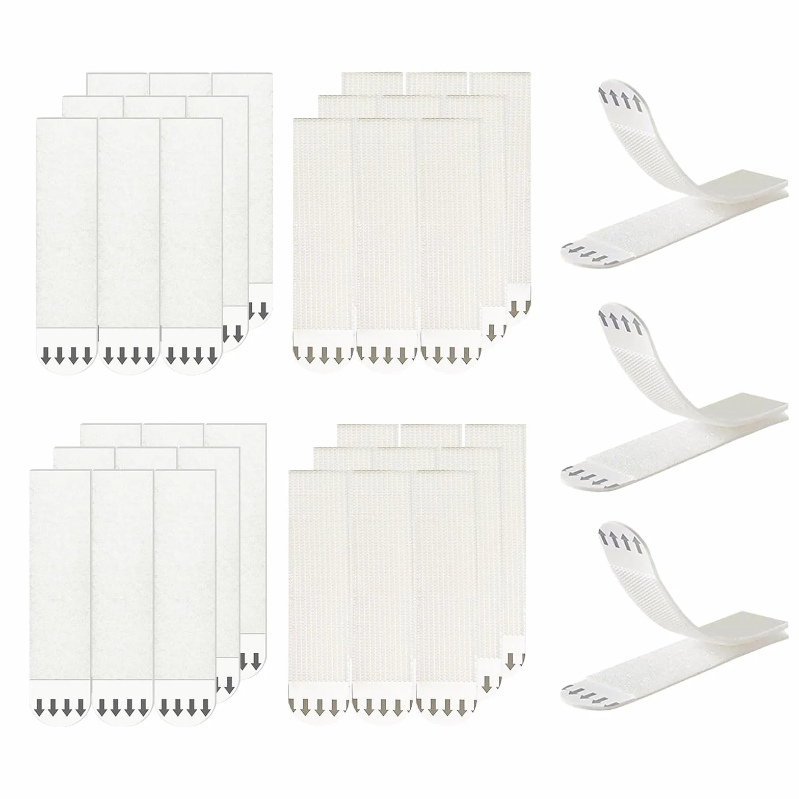 Bandes de Suspension pour Photos Adhésif 36 Paires (72 Bandes) sans Percer Amovibles