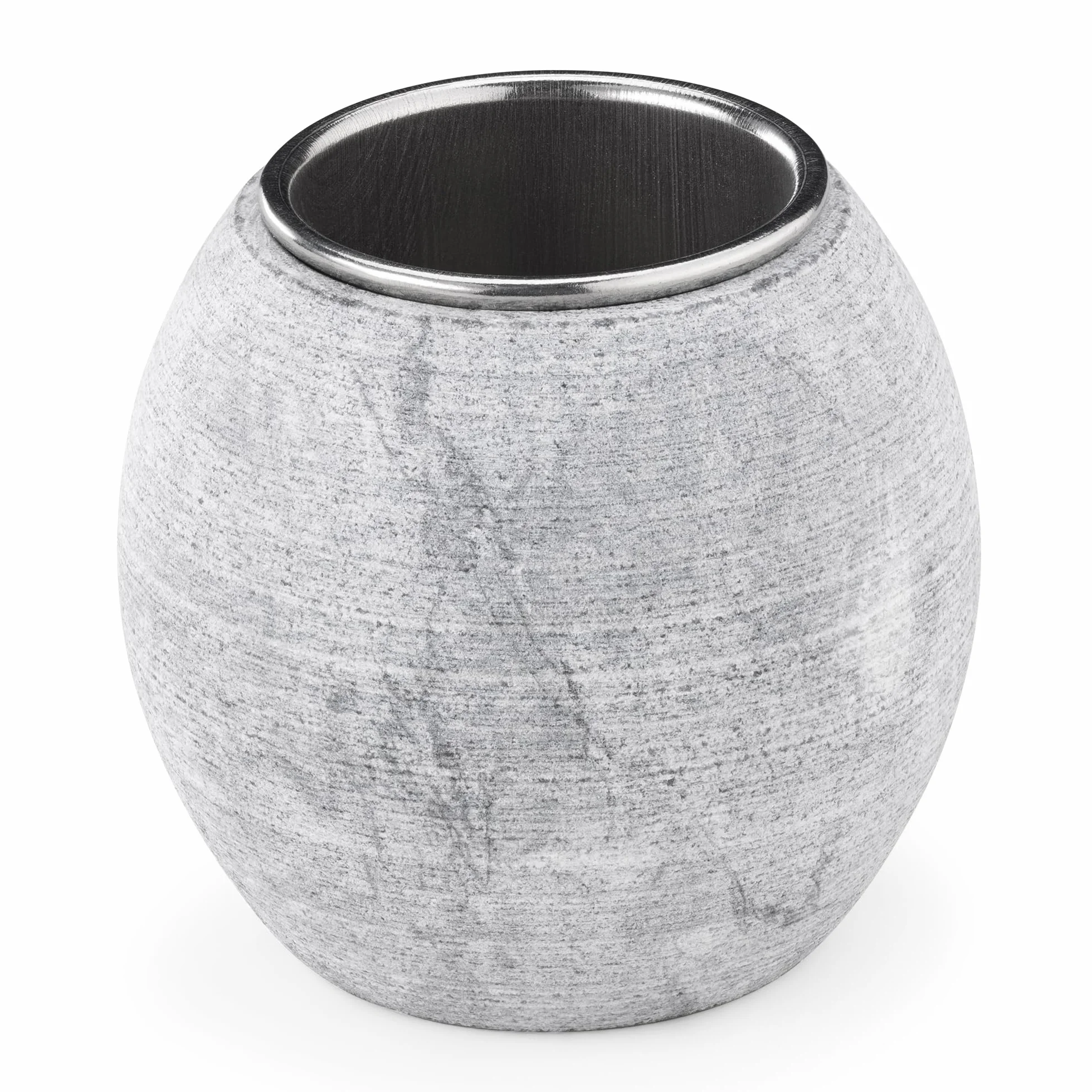 Navaris Bol pierre aromathérapie sauna 5x5 cm coupelle amovible accessoires infusion huile essentielle parfum spa